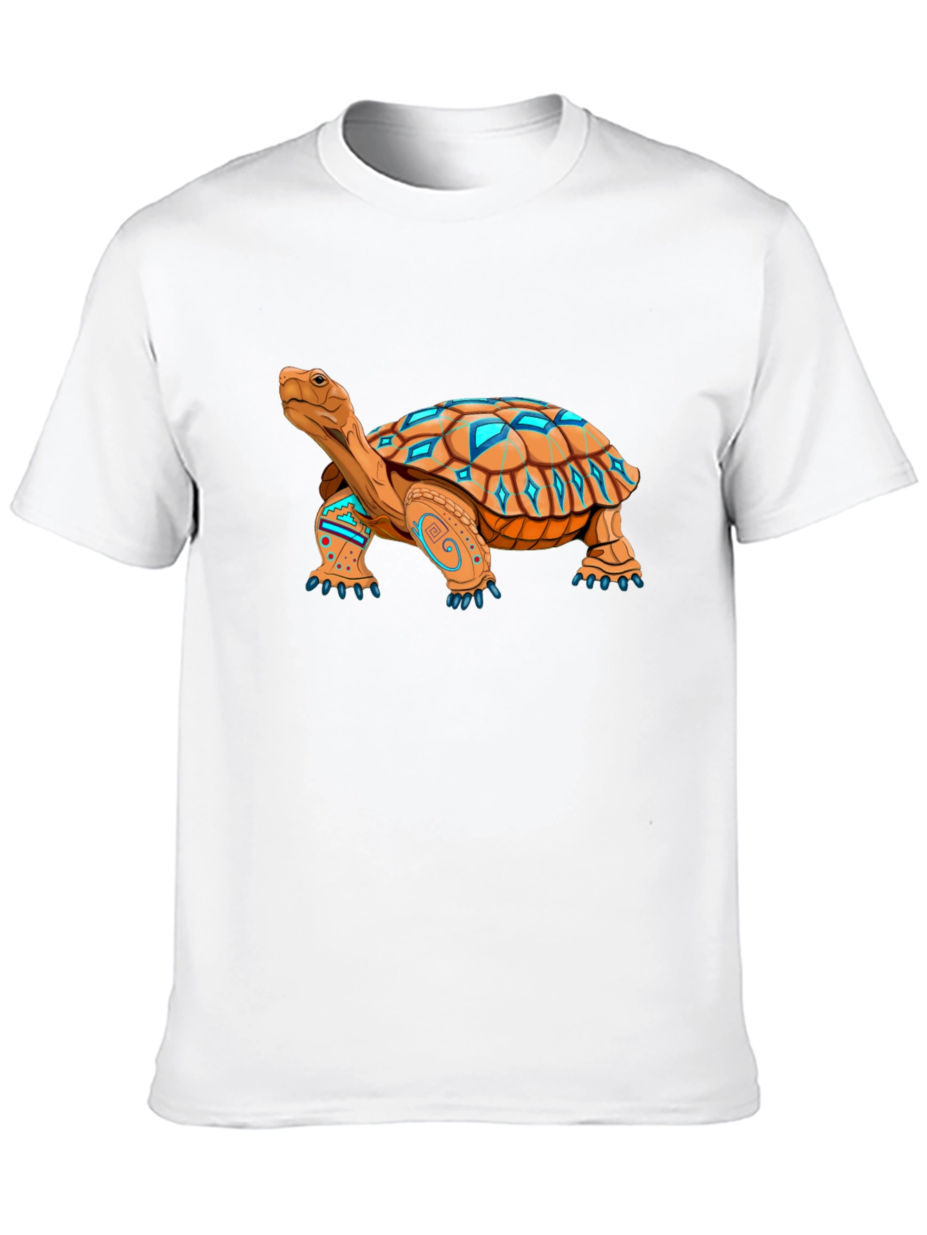 Black Turtle Graphic Black Tee - Unique Design view 10