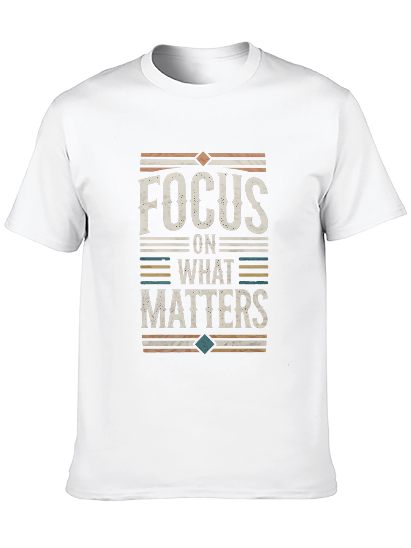 Black Focus on What Matters Graphic Tee view 10