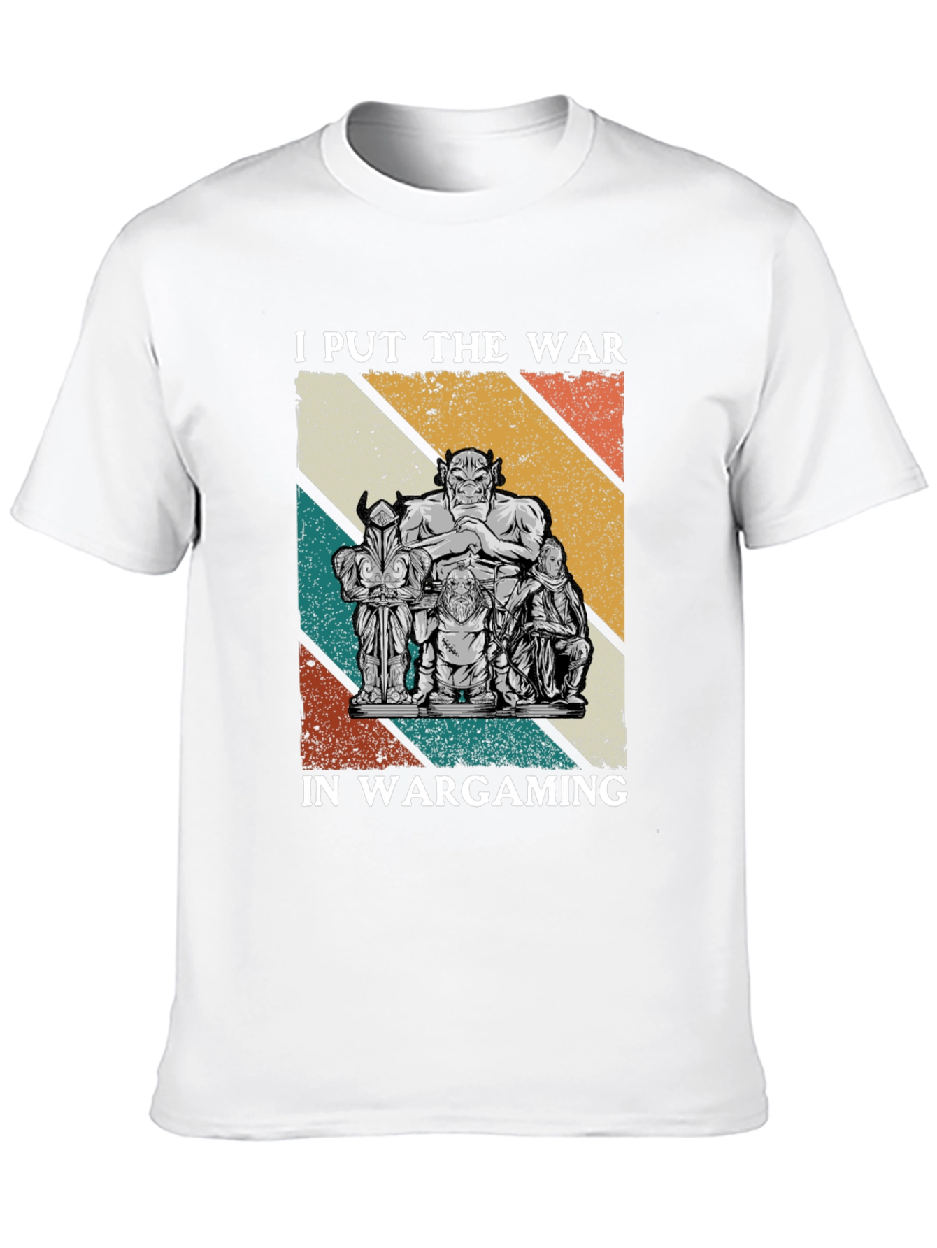 Black I Put The War In Wargaming T-Shirt view 10