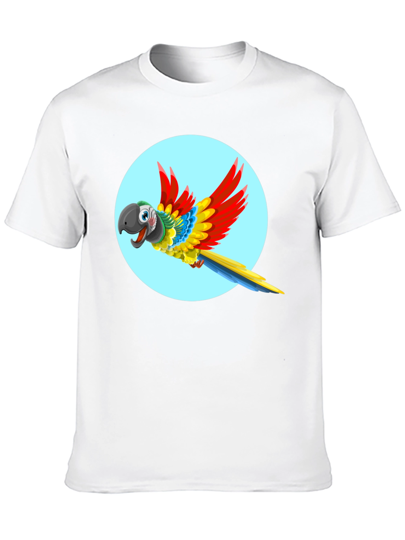 Parrot Graphic T-Shirt - Vivid Colors - 10