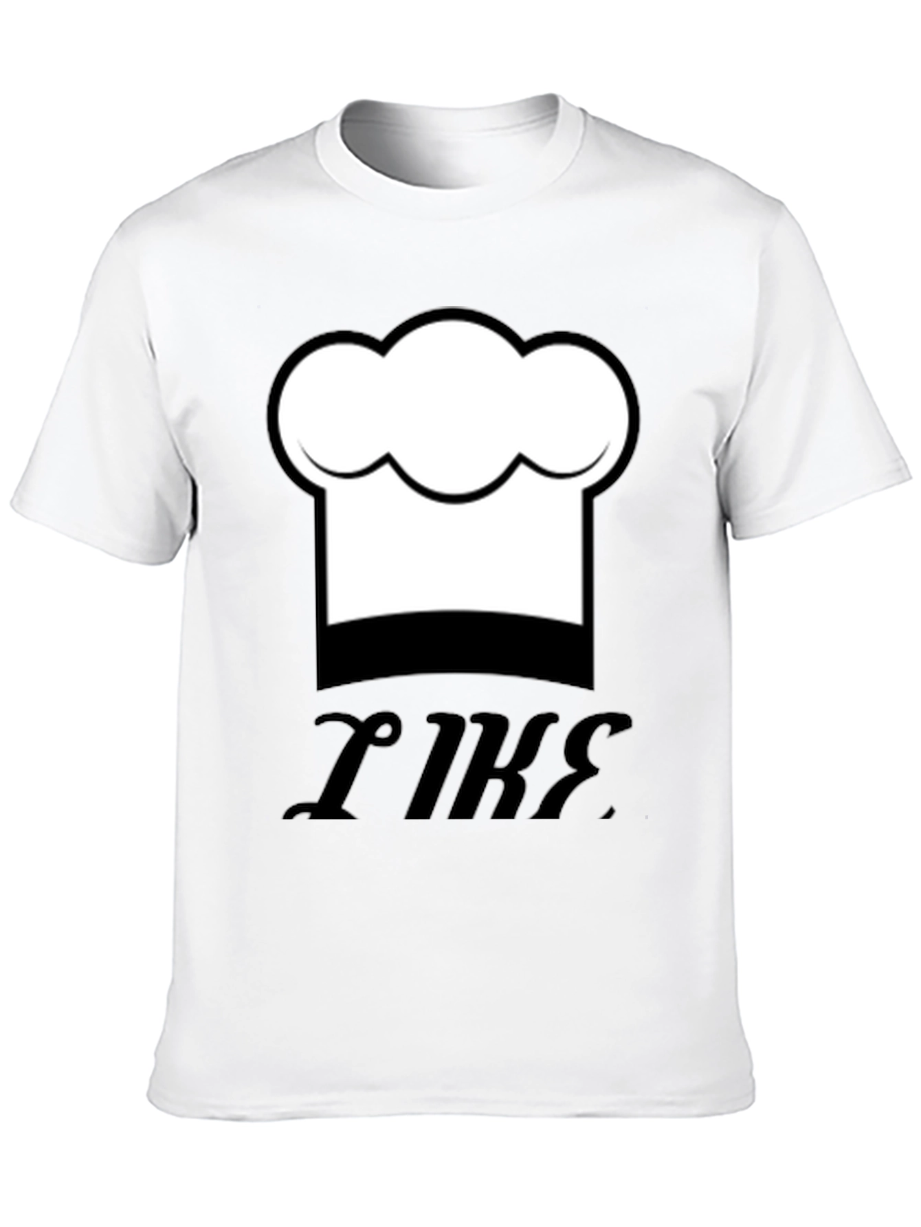 Black Chef Hat Graphic Black T-Shirt - Funny Cooking Tee view 10