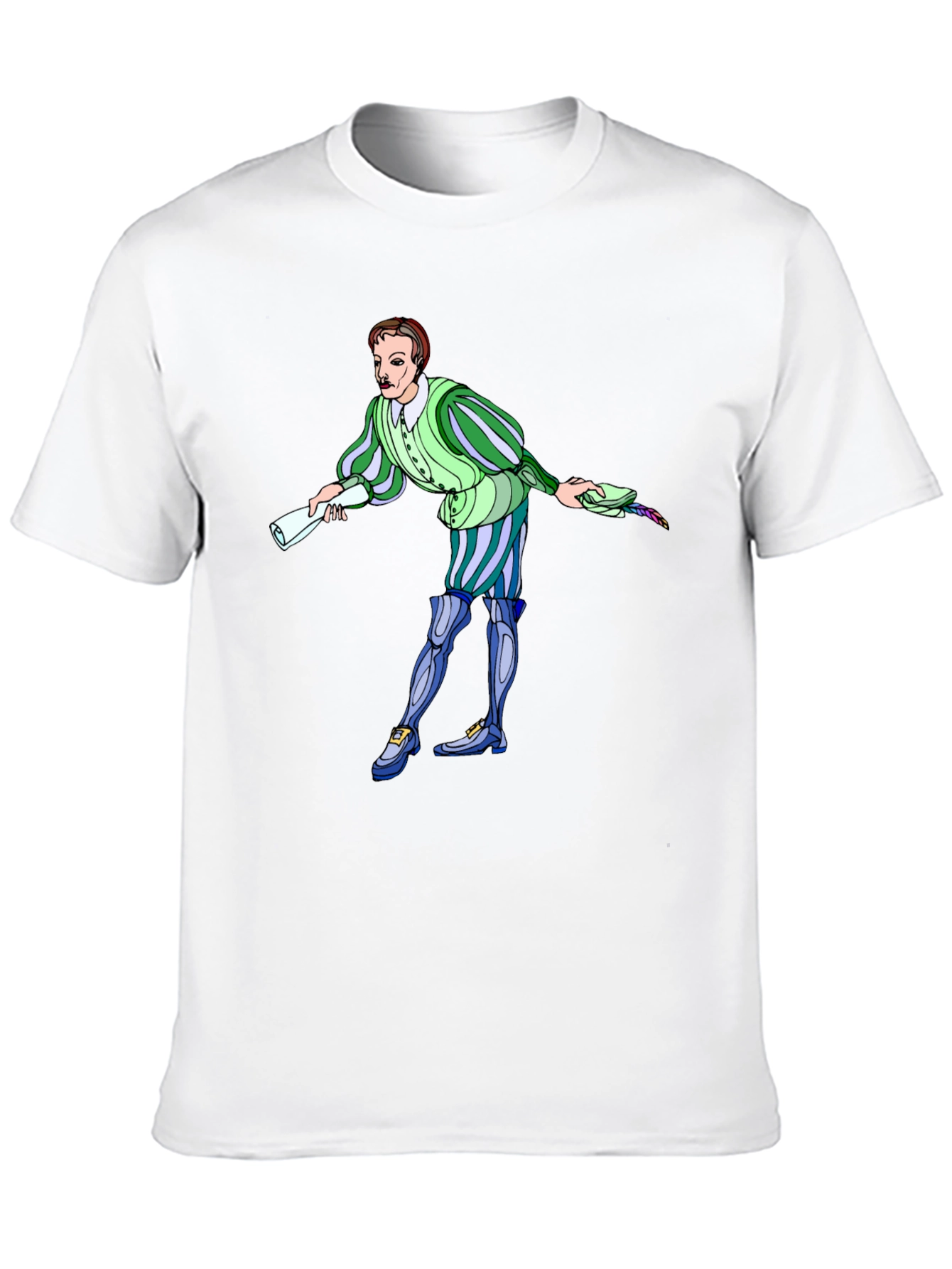 Black Renaissance Jester T-Shirt view 10