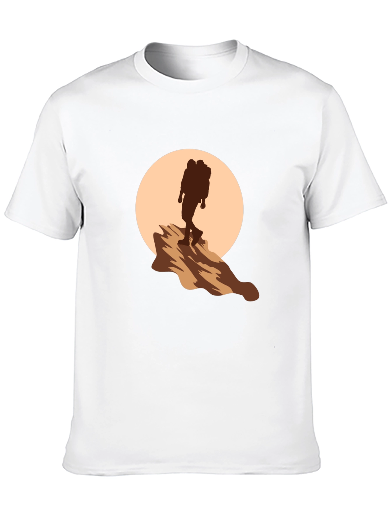 Black Hiking Silhouette Graphic Tee - Adventure Ready view 10
