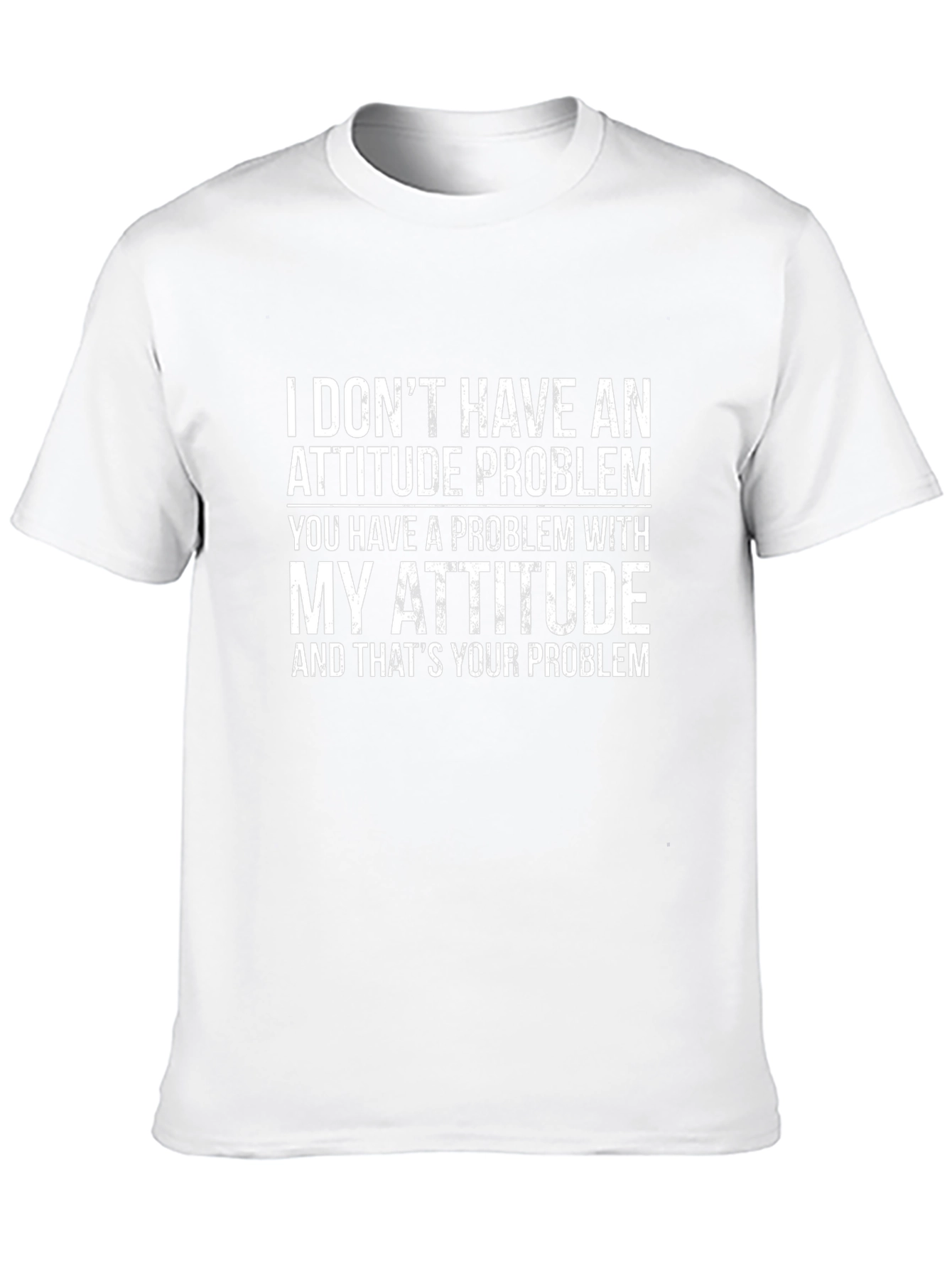 Attitude Problem Graphic T-Shirt - Bold Statement Tee - 10