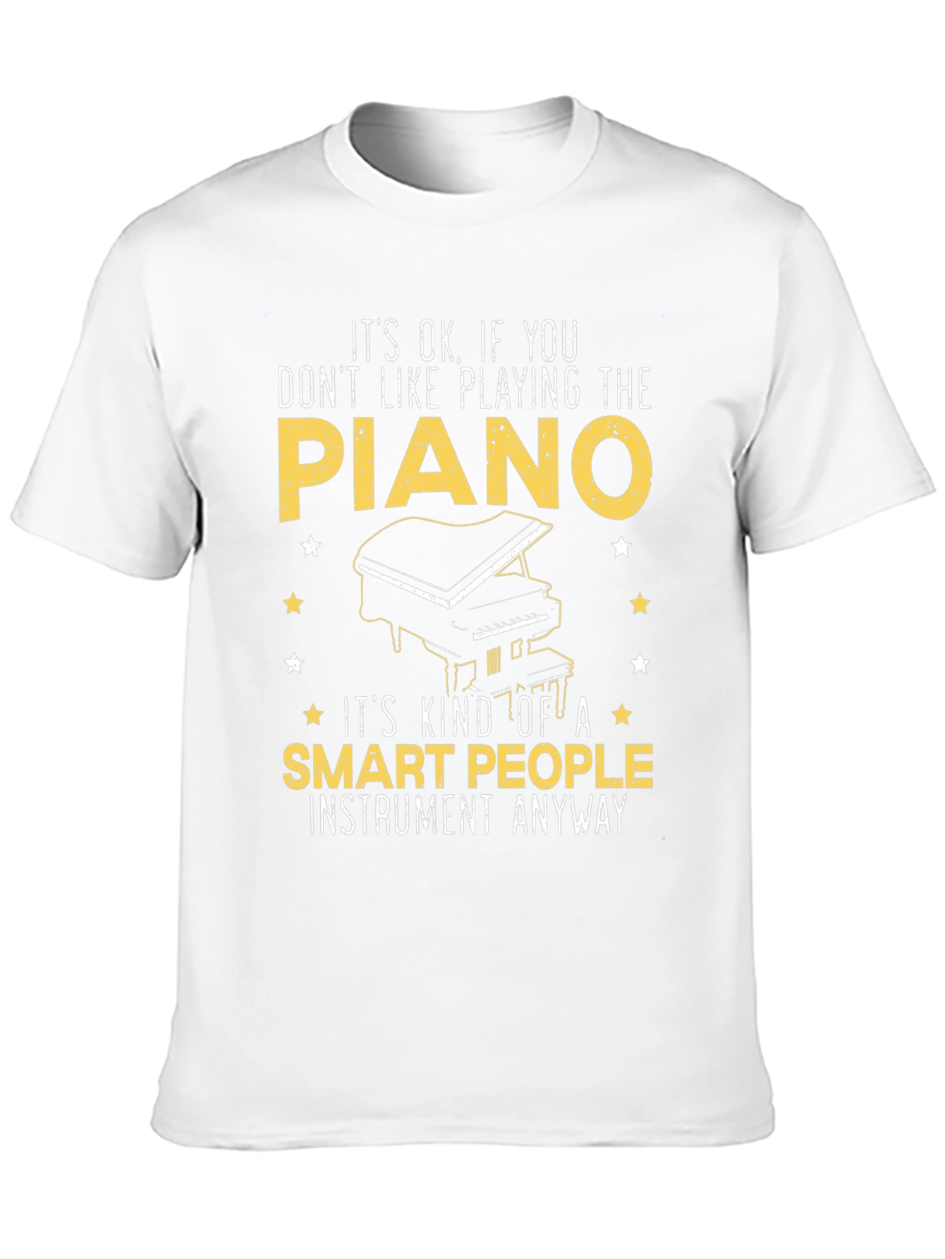 Black Piano Lover Tee - Smart People Instrument view 10