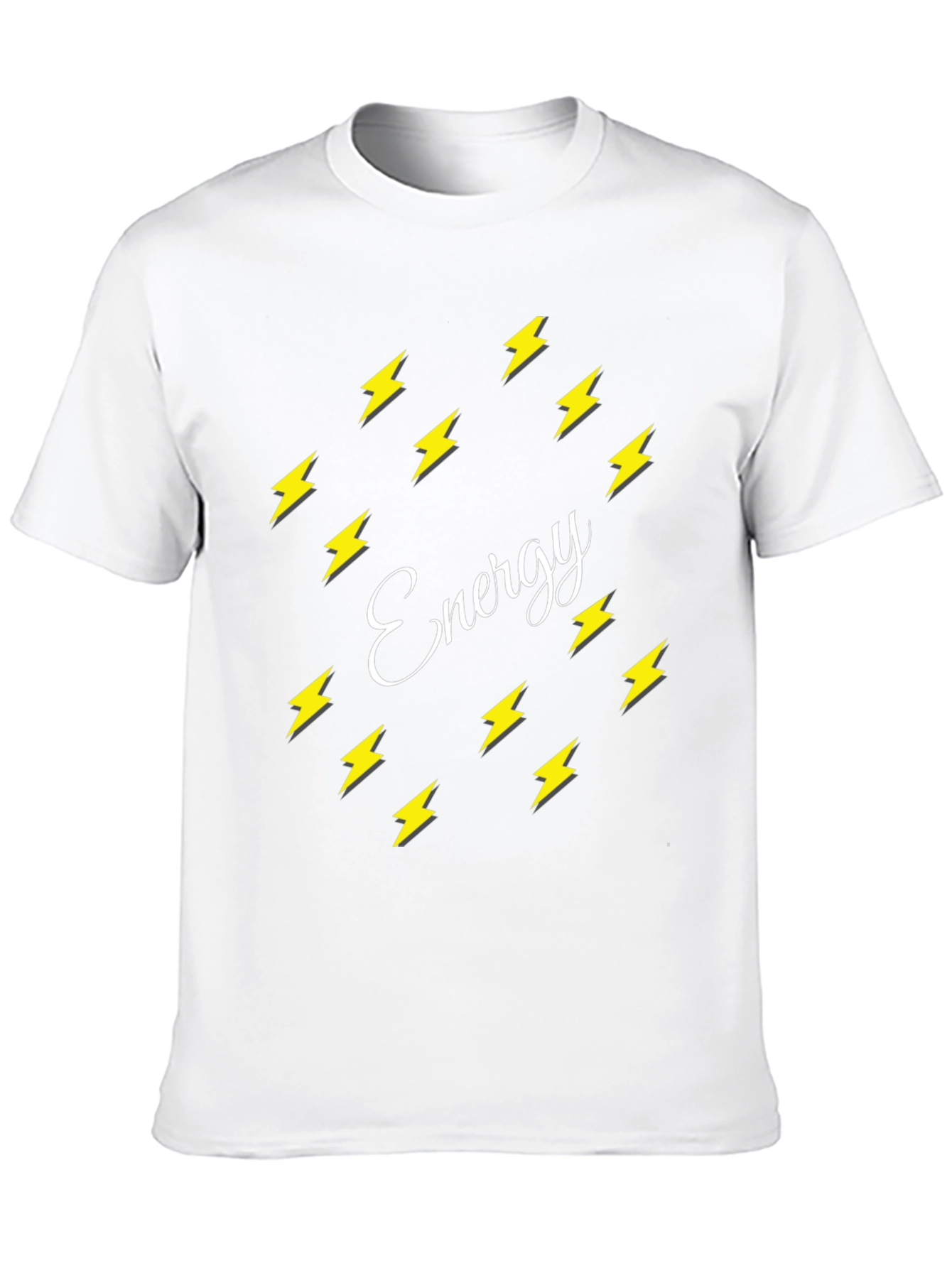 Black Energy Bolt T-Shirt - Stylish Graphic Tee view 10