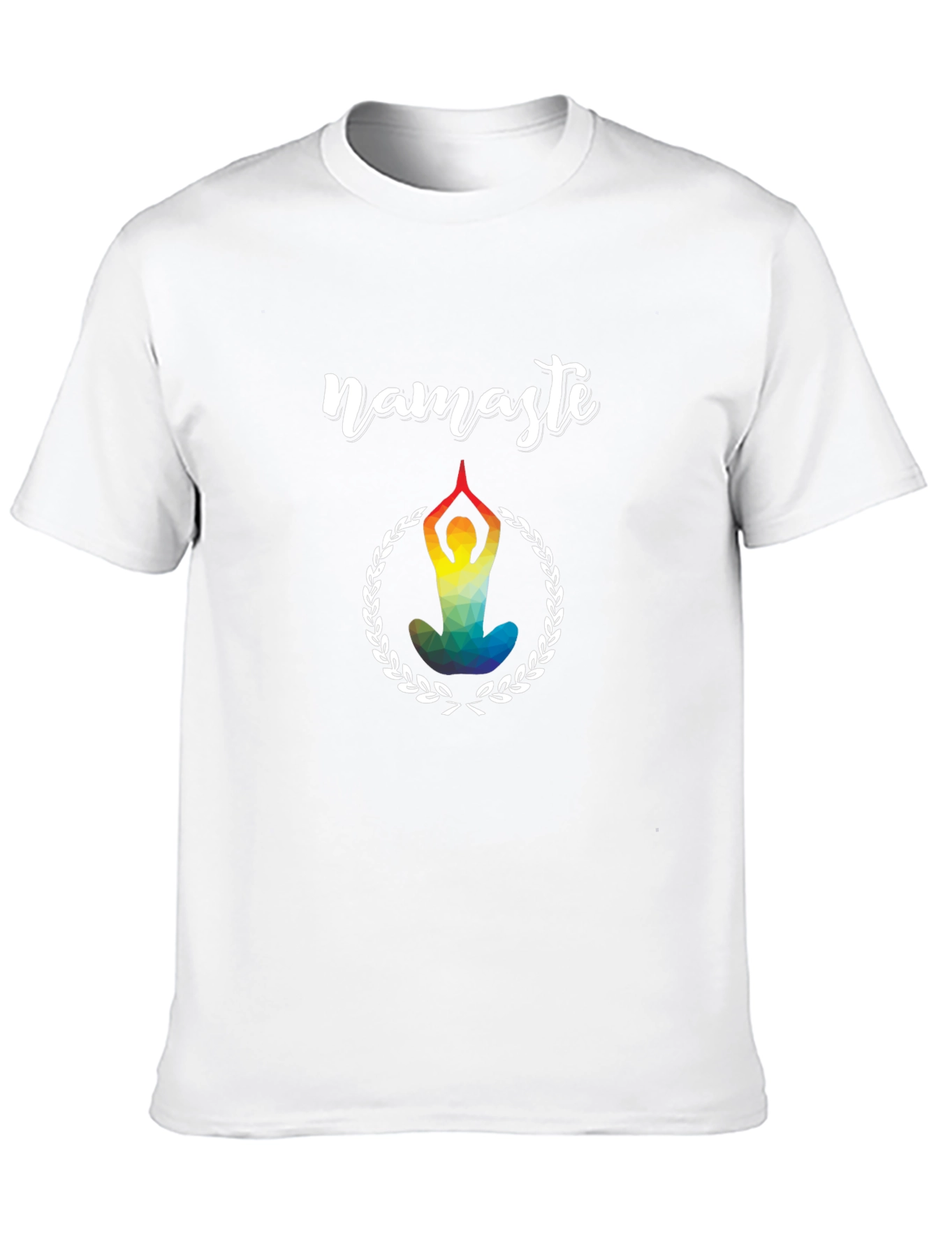 Black Namaste Yoga T-Shirt - Stylish Meditative Design view 10