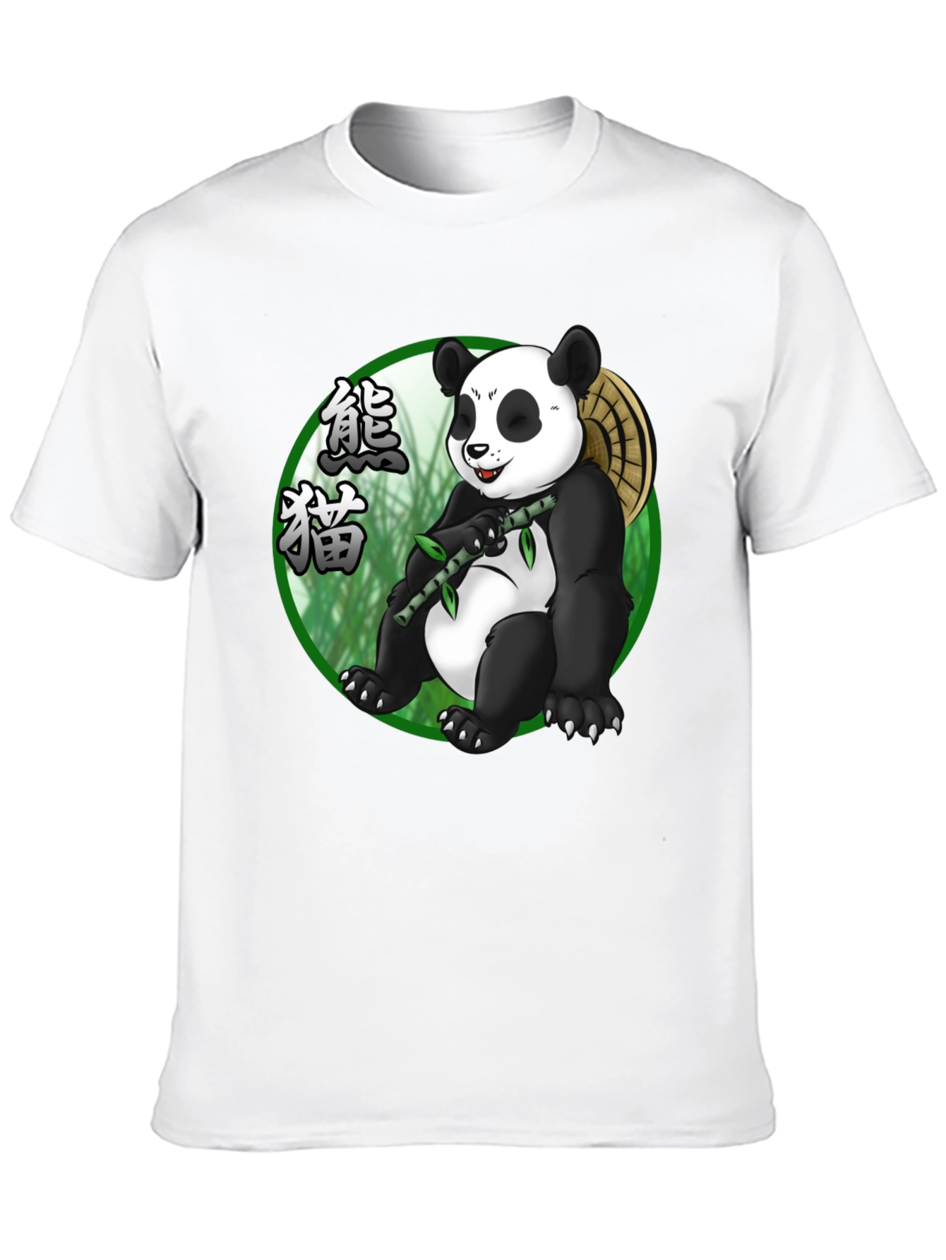 Black Panda Graphic Black T-Shirt - Unique Panda Bear Design view 10