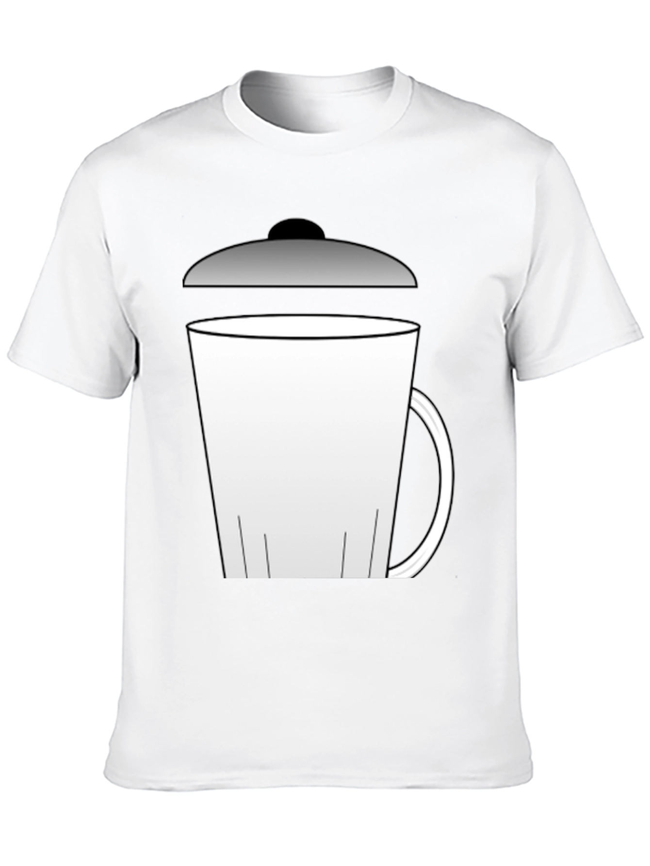 Black Novelty Trash Can T-Shirt - Funny Graphic Tee view 10