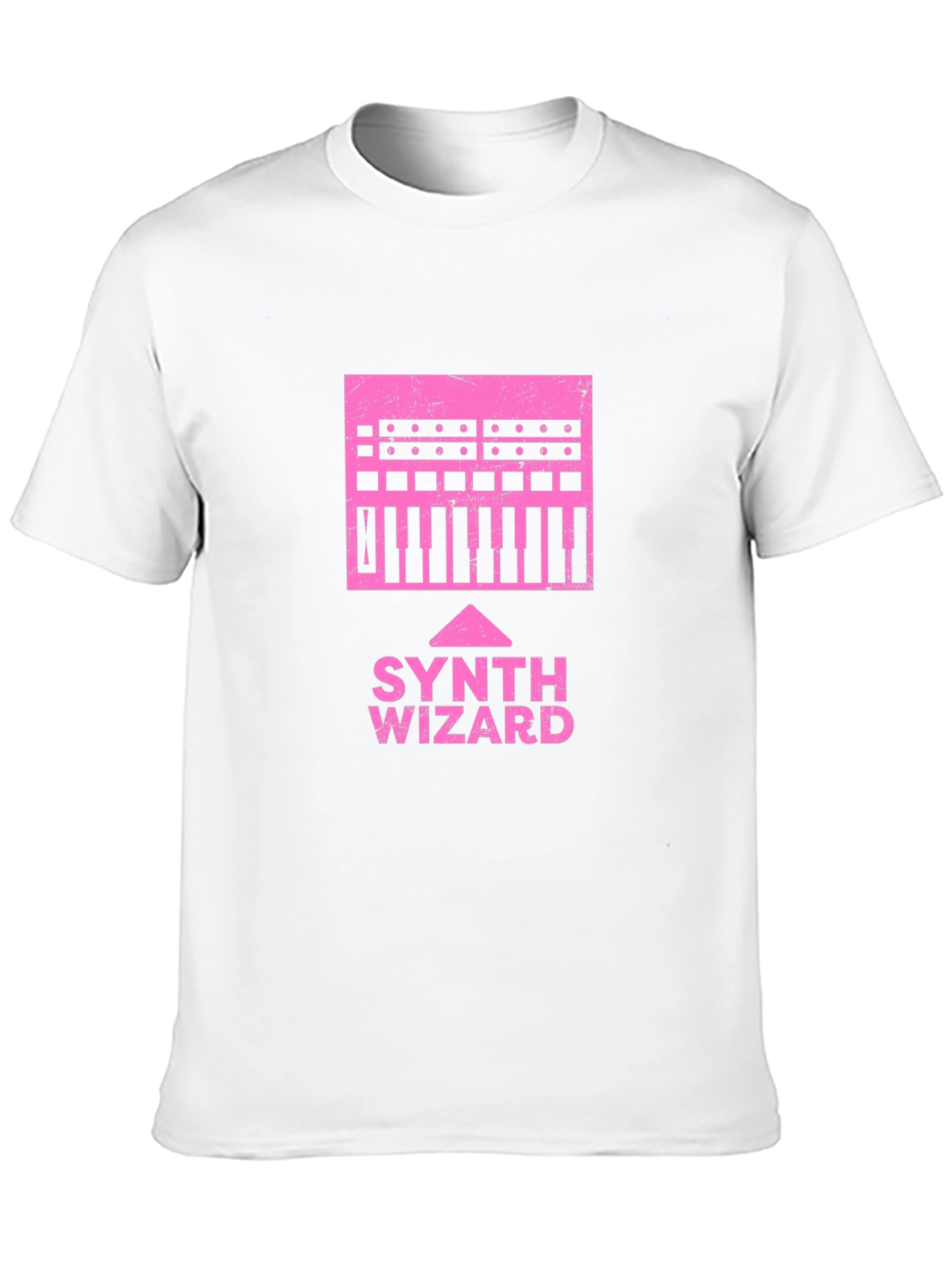 Black Synth Wizard Graphic T-Shirt - Black view 10
