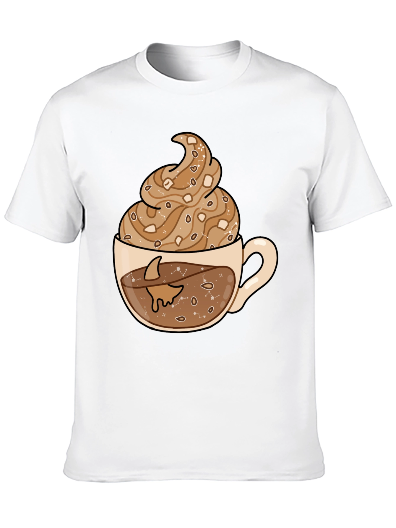 Black Coffee & Constellations Graphic Tee view 10