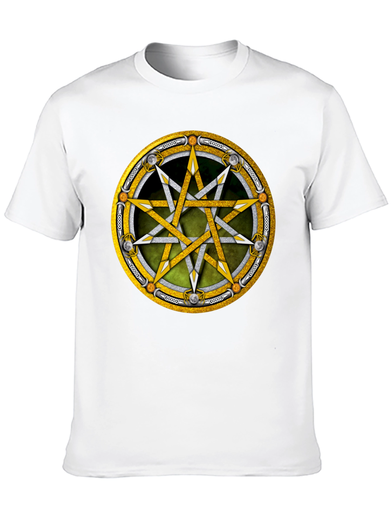 Black Occult Star Graphic Tee - Black view 10