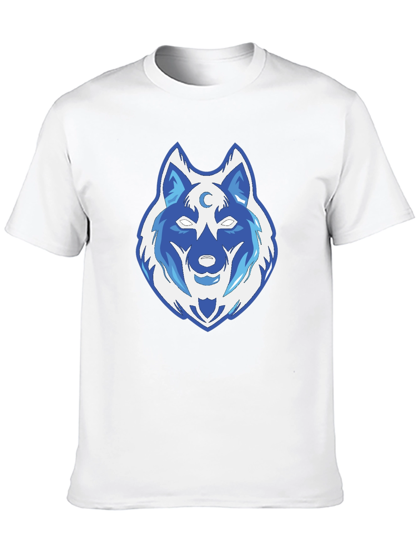 Black Wolf Moon T-Shirt - Cool Graphic Tee view 10