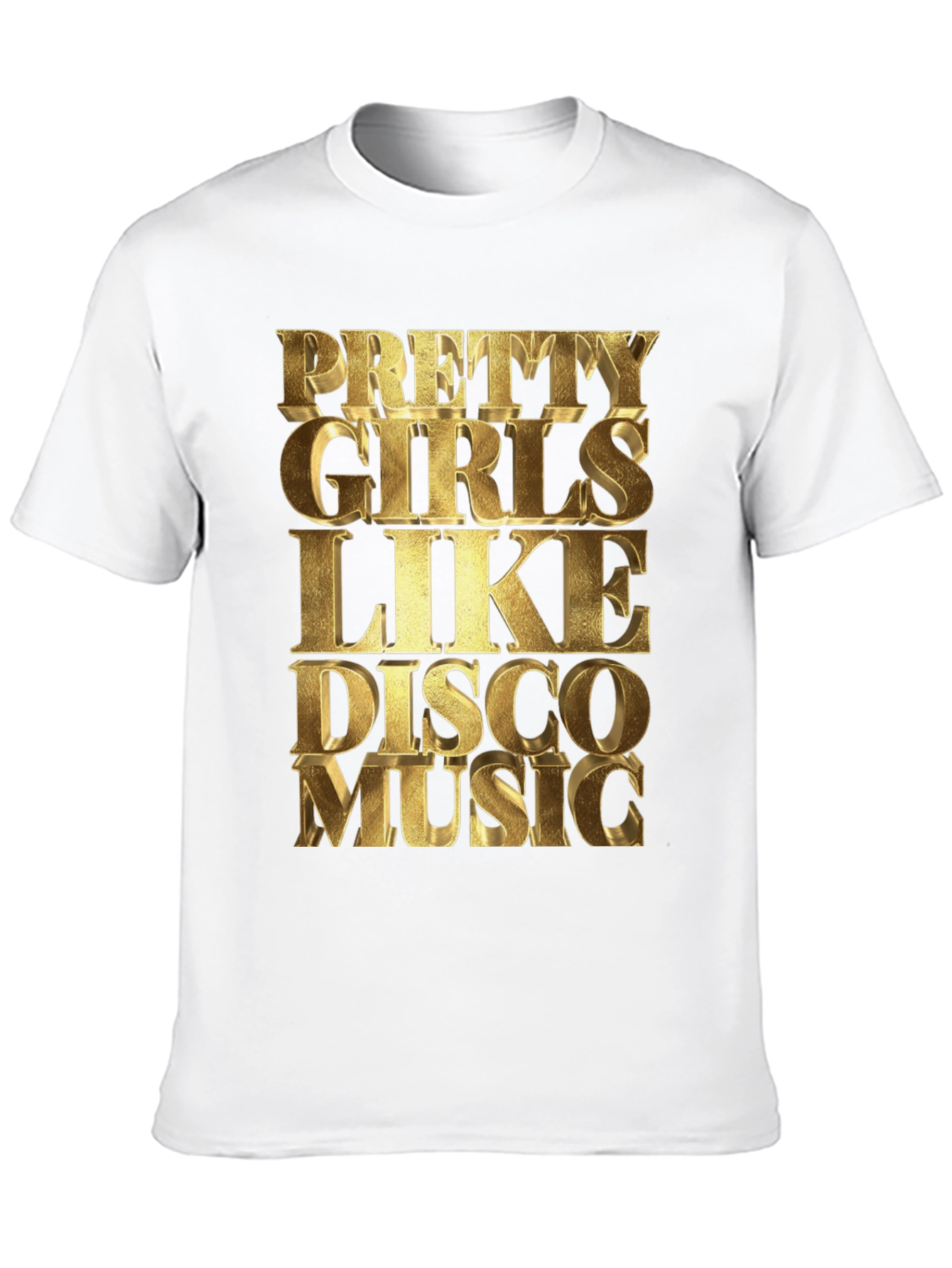 Black Pretty Girls Like Disco Music Graphic Tee view 10