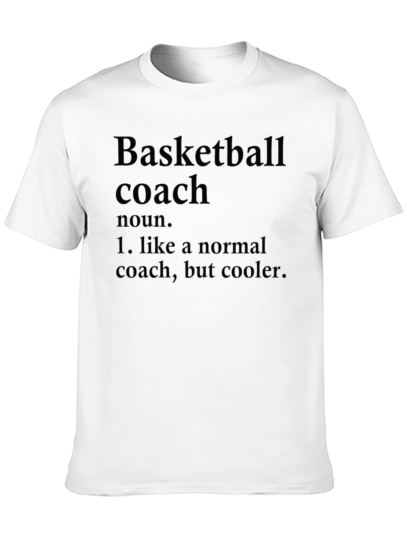 Black Basketball Coach Definition Black T-Shirt view 10