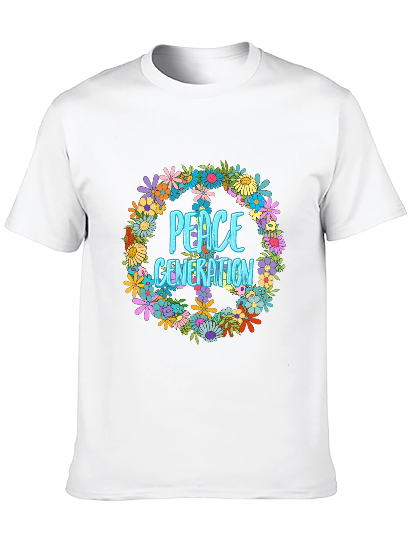 Black Peace Generation Floral T-Shirt view 10