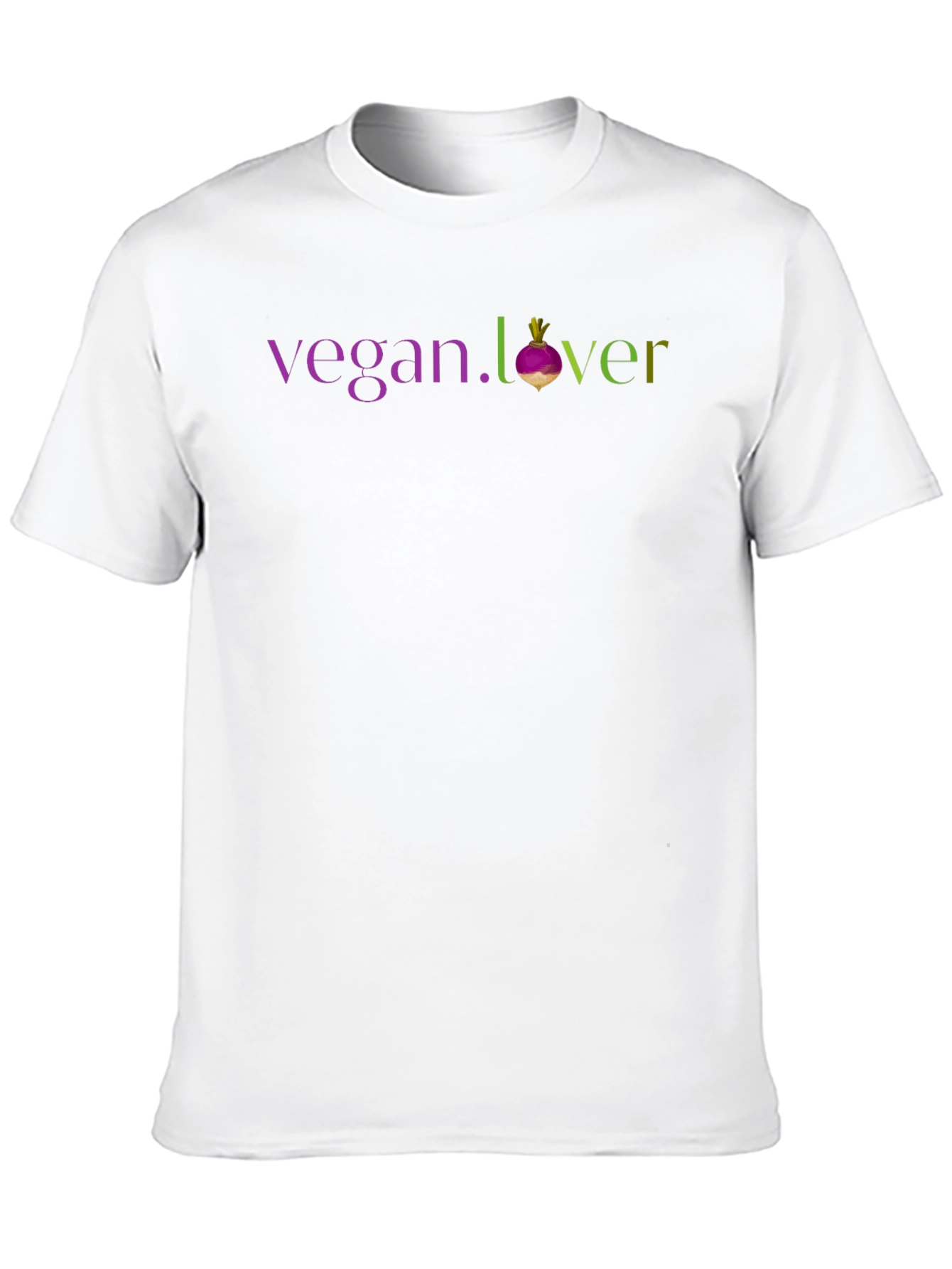 Black Vegan Lover T-Shirt - Unique Turnip Design view 10