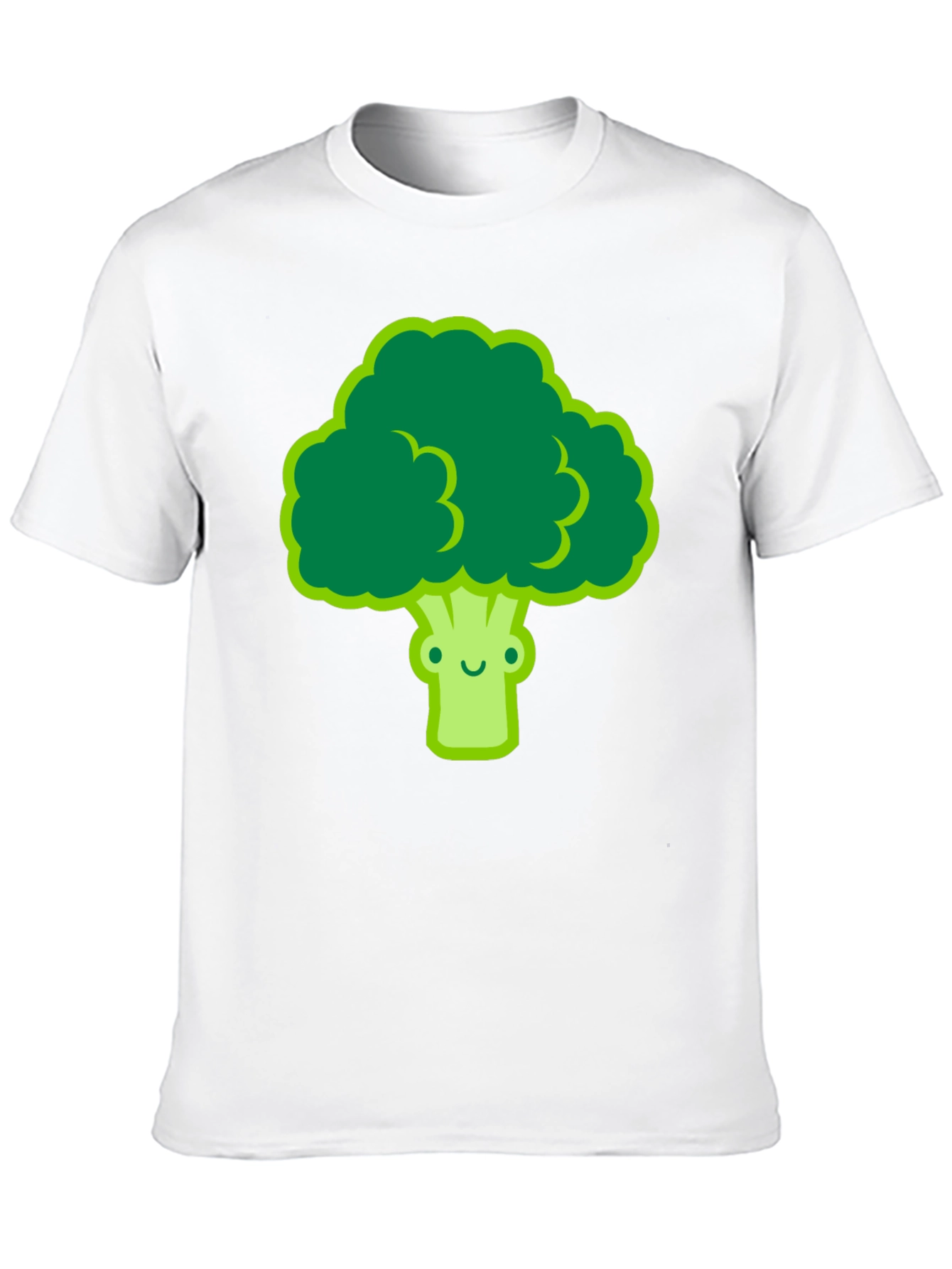Cute Broccoli Graphic Tee - Black T-Shirt - 10