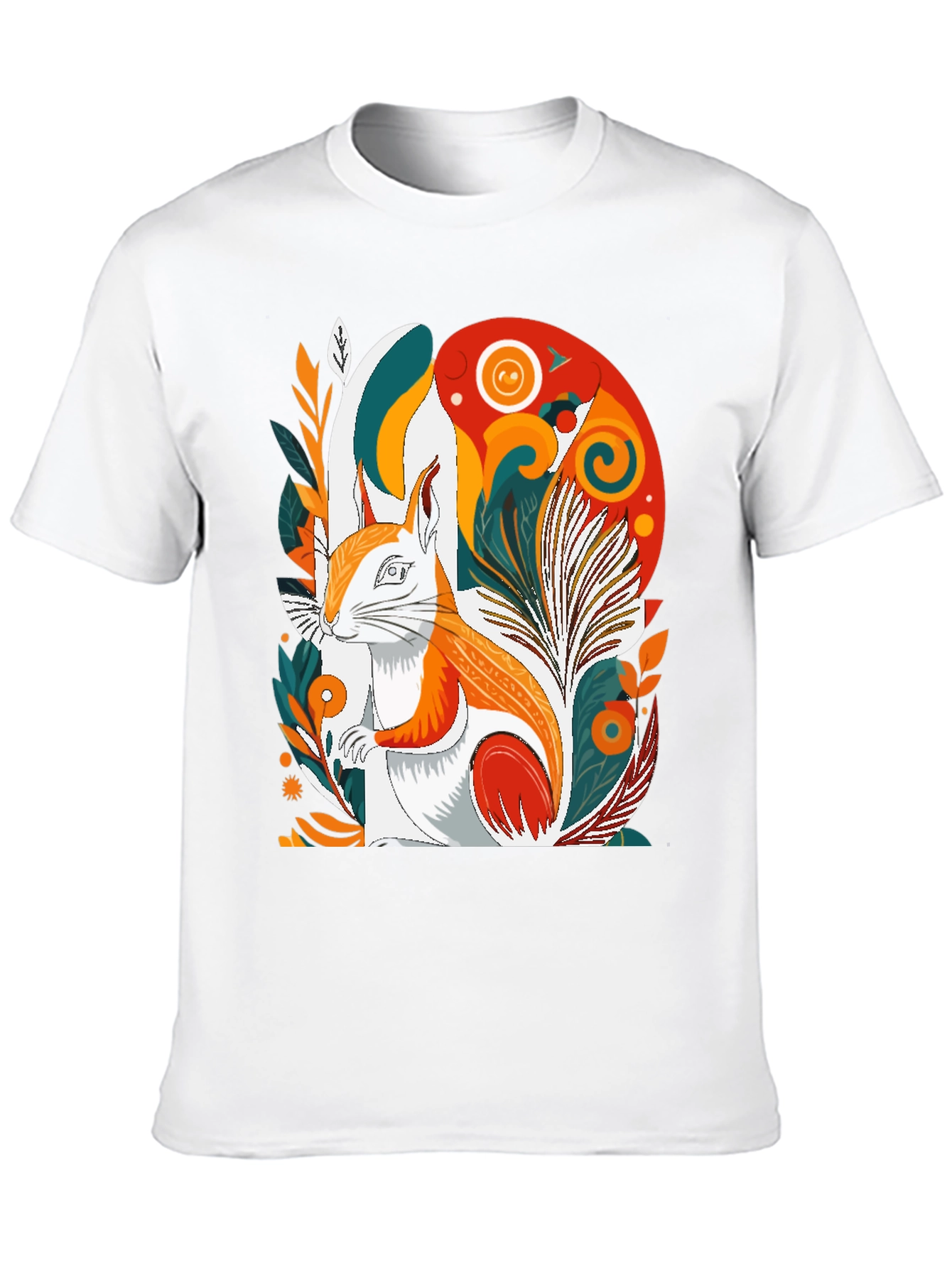Black Squirrel Graphic Tee - Artistic Design, Modern Style view 10