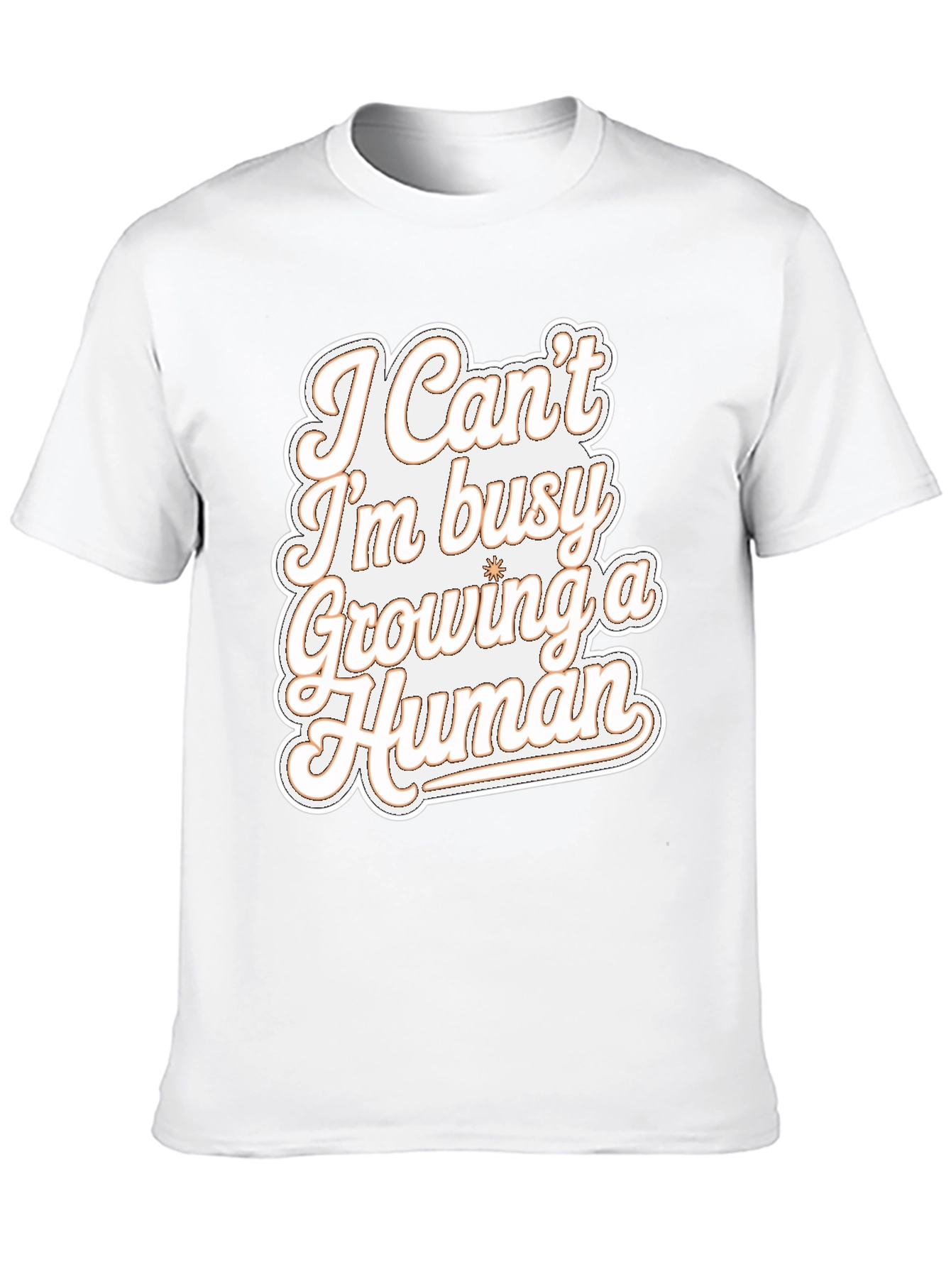 Black Growing a Human Graphic T-Shirt view 10