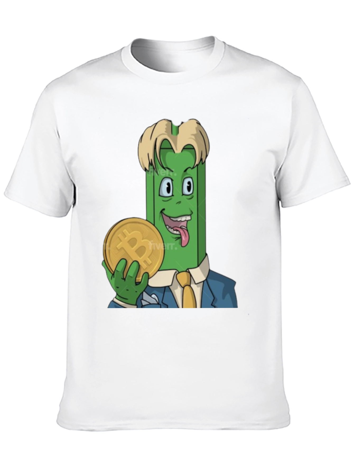 Black Crypto Celery Bitcoin T-Shirt view 10