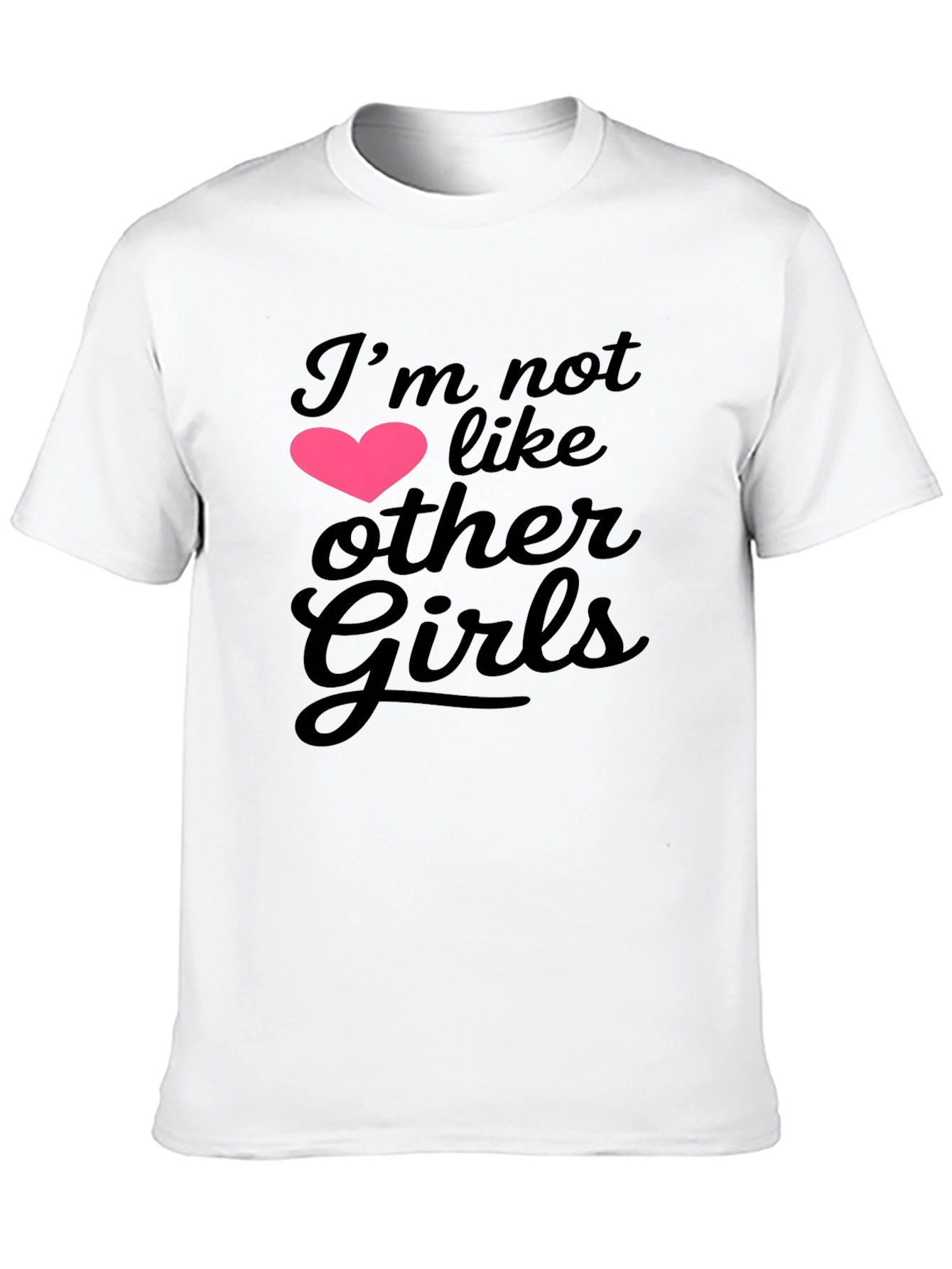 Black I'm Not Like Other Girls Graphic Tee view 10