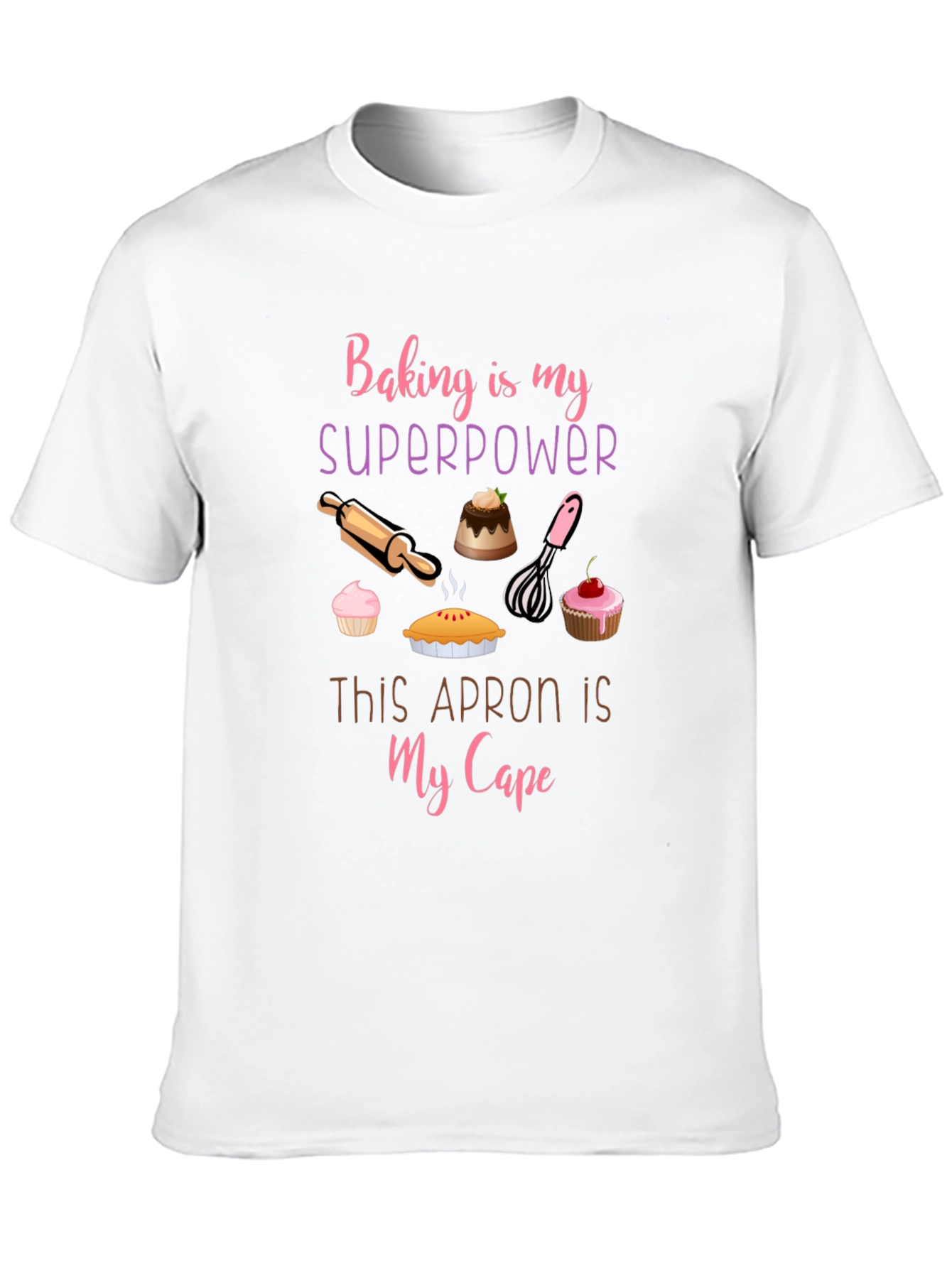 Black Baking Superpower T-Shirt - Baking Lover Gift view 10