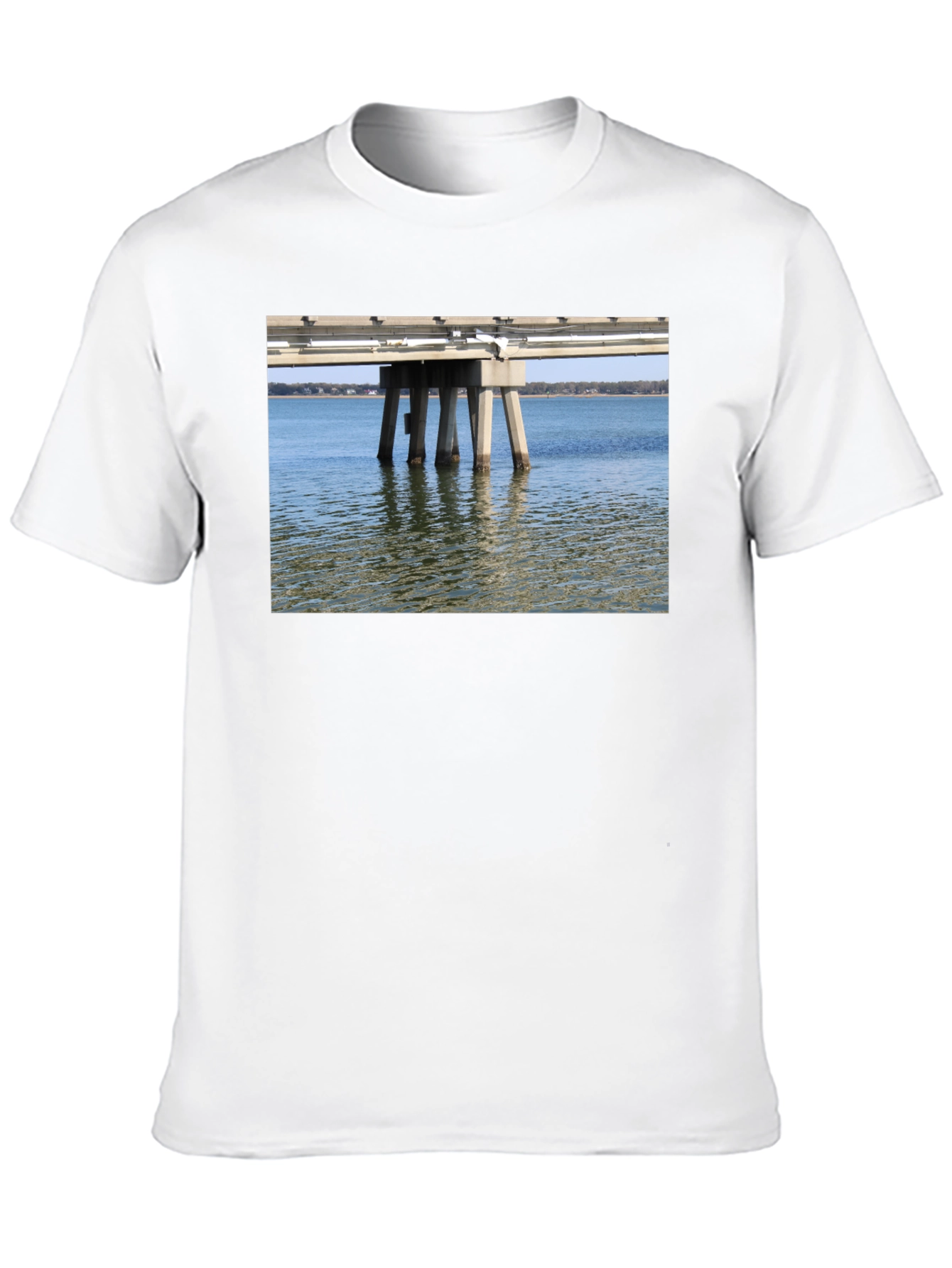 Black Pier View T-Shirt - Black, Casual Wear view 10