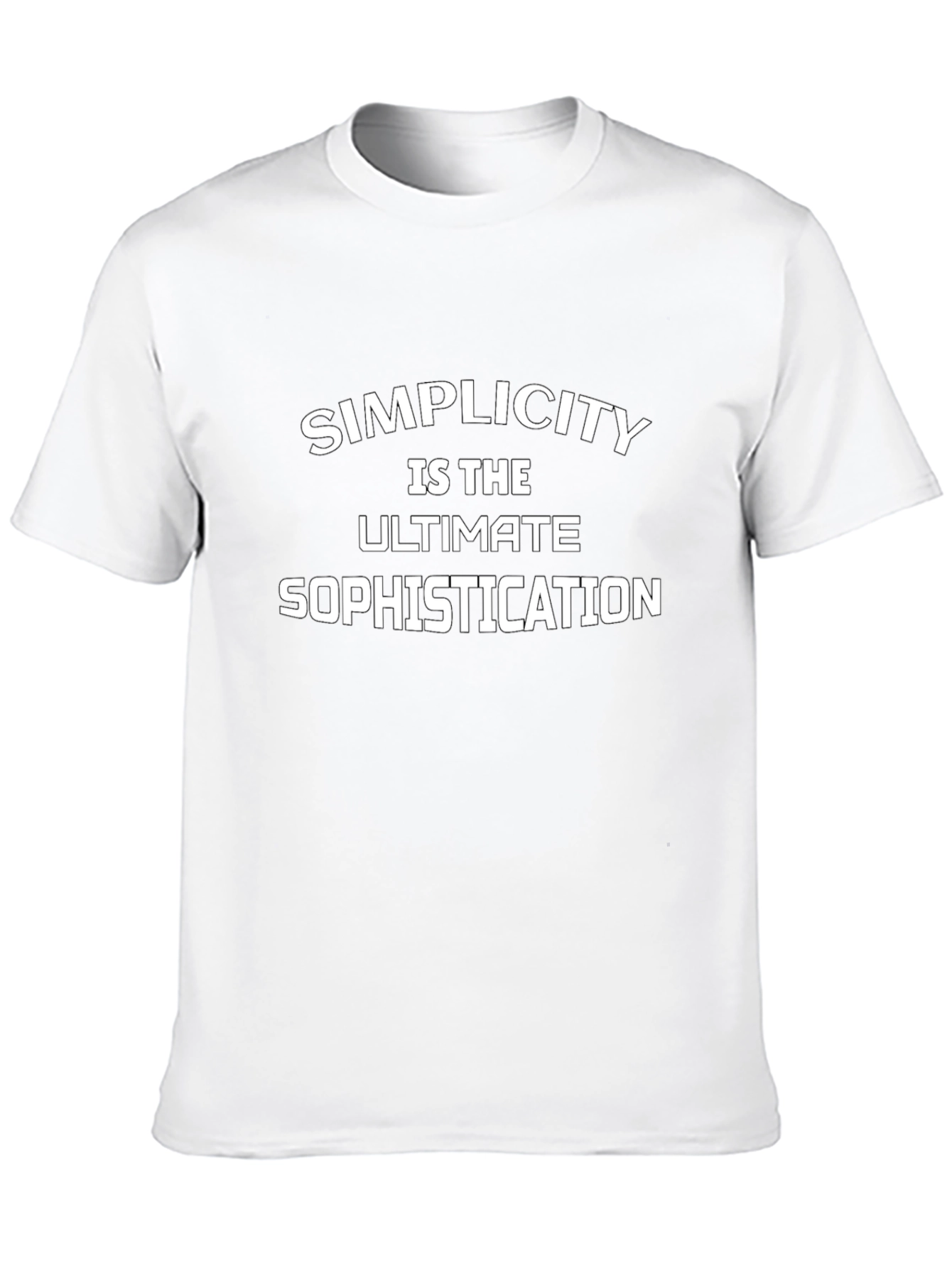 Black Simplicity T-Shirt - Ultimate Sophistication Tee view 10
