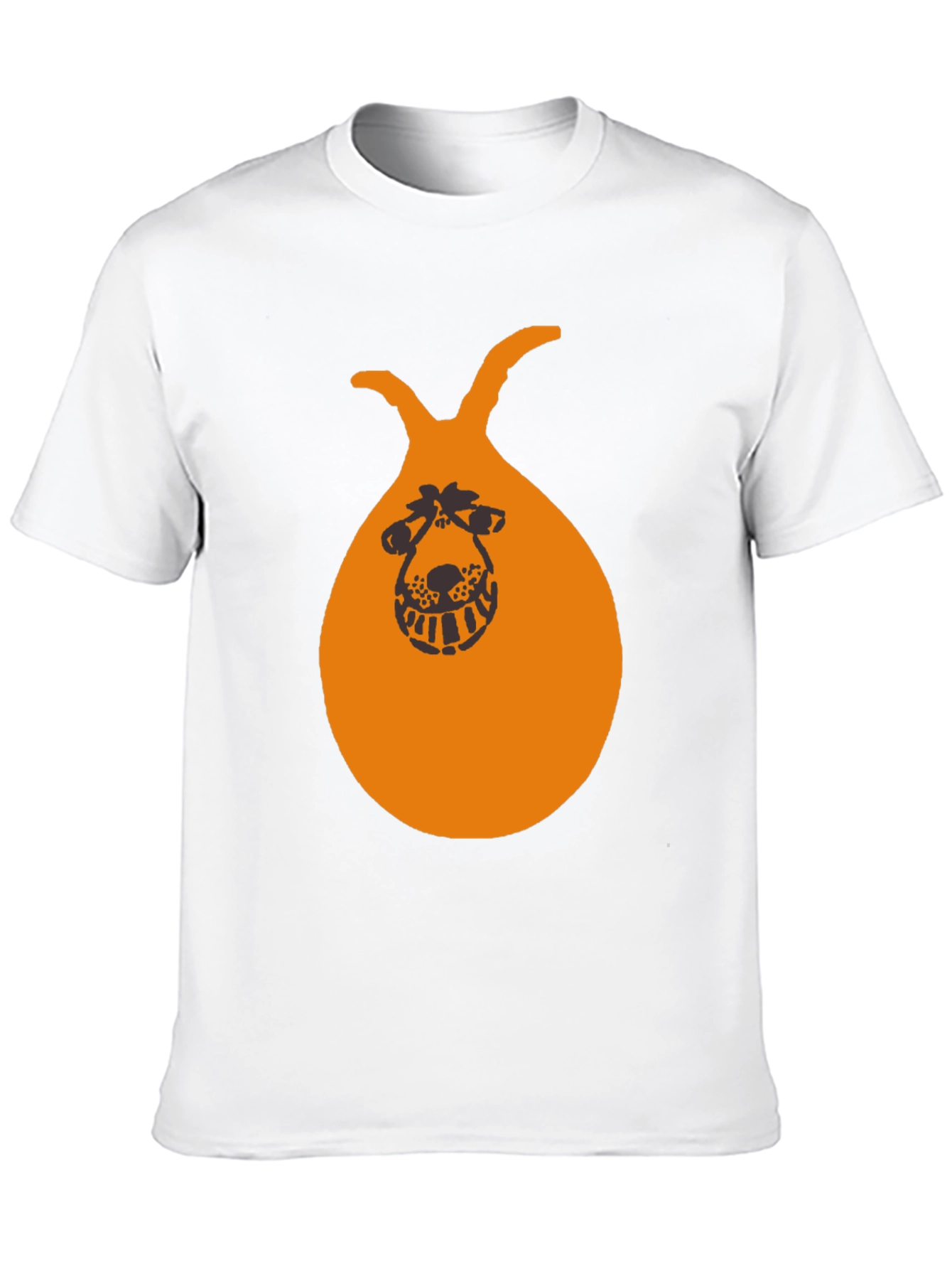 Black Funny Hopper Ball Graphic Tee - Black Cotton T-Shirt view 10