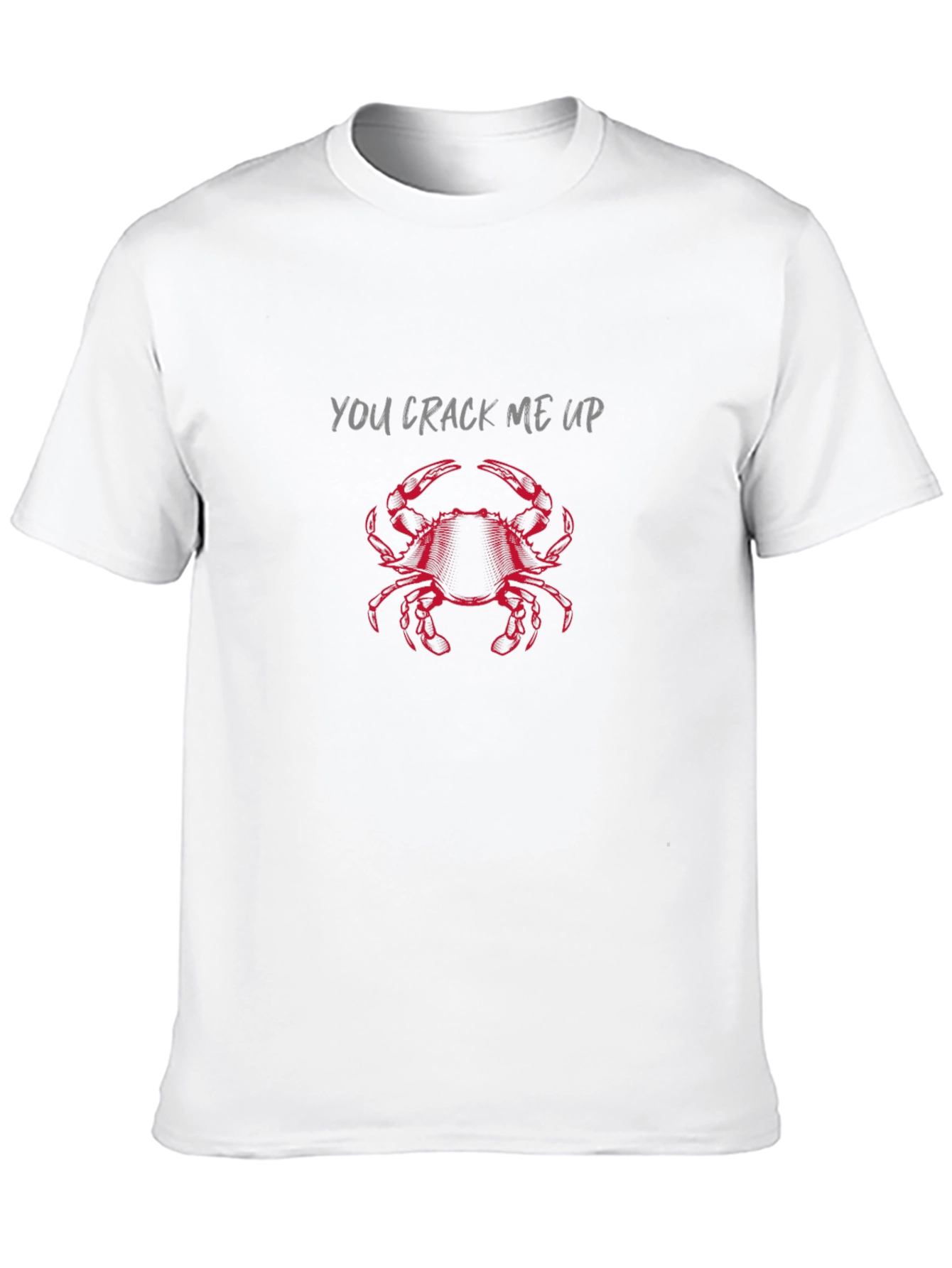 Black You Crack Me Up Crab Graphic T-Shirt view 10