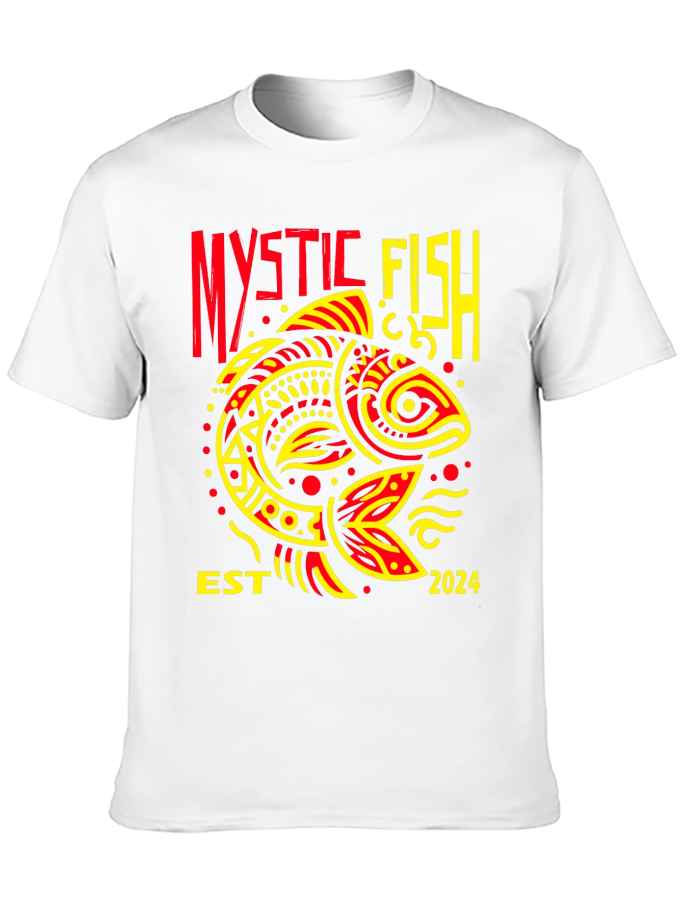 Black Mystic Fish EST 2024 Graphic Tee view 10