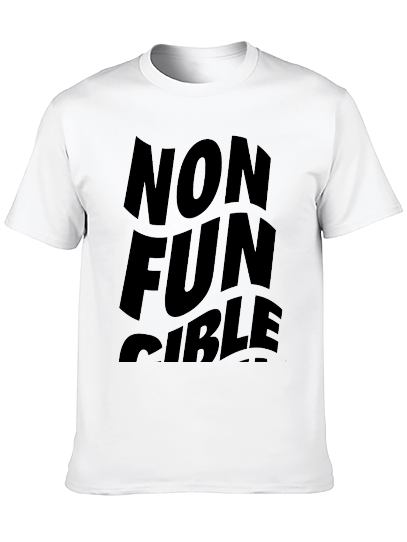 Black Non Fun Gible Black T-Shirt view 10