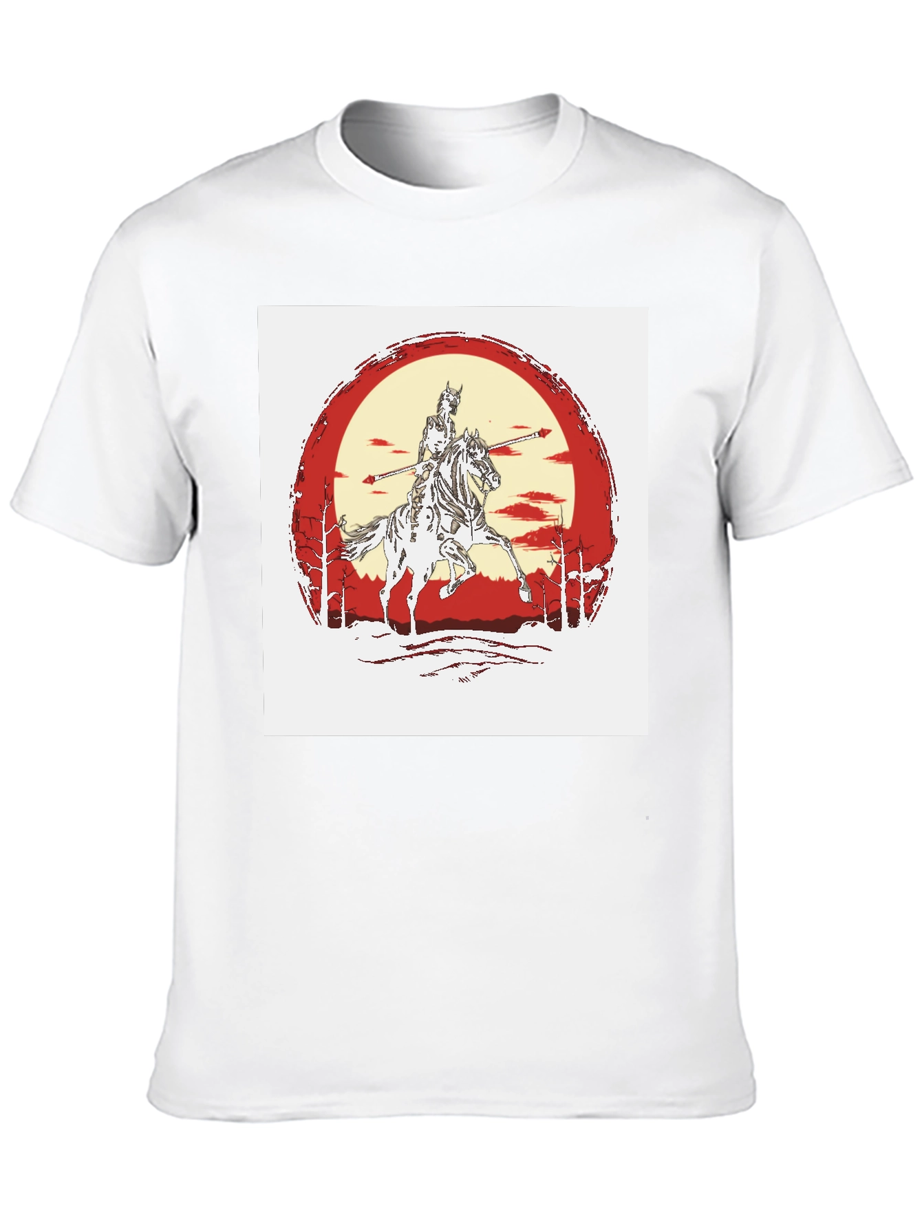 Knight Horseman Black T-Shirt - 10