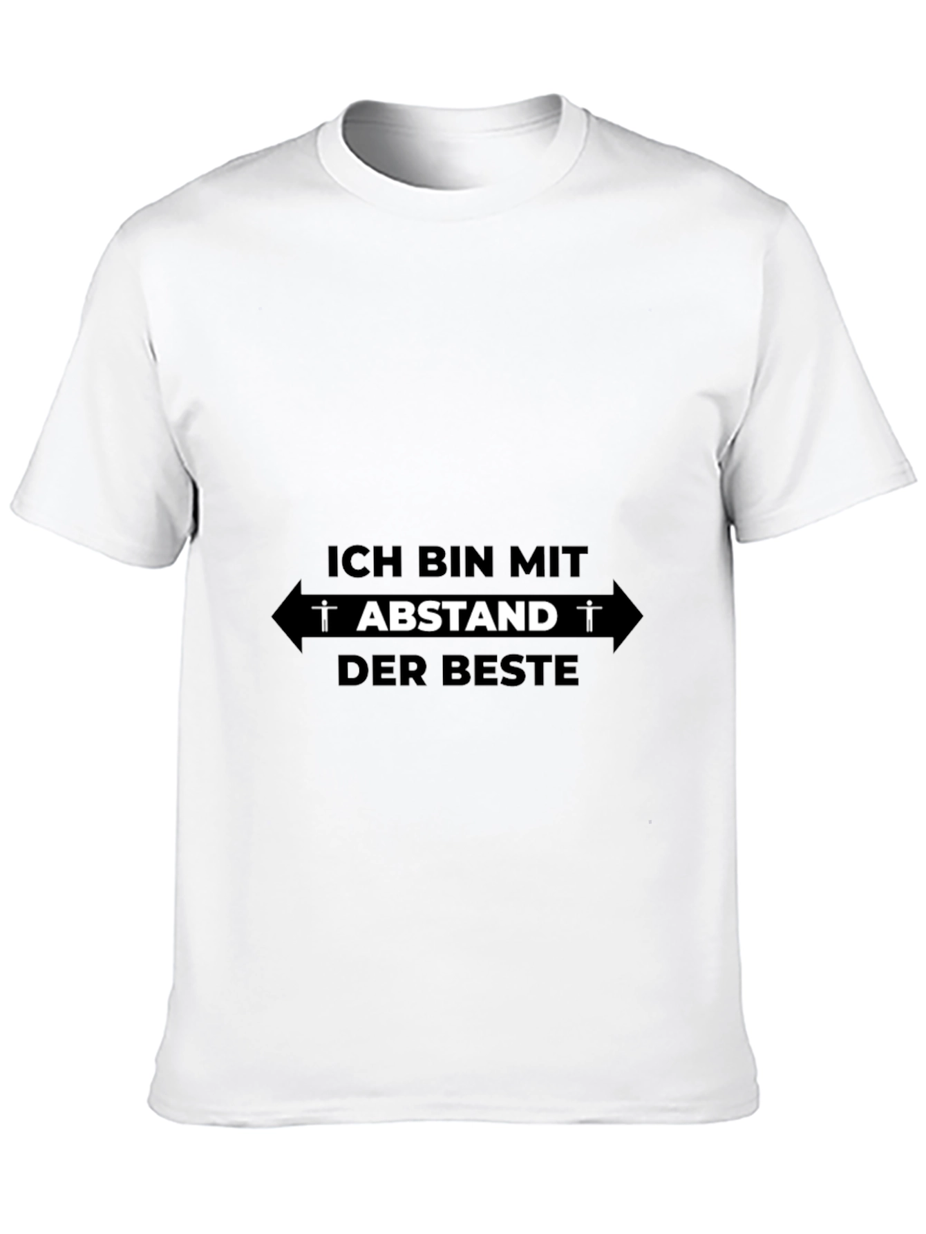 Black Ich Bin Mit Abstand Der Beste Black T-Shirt view 10