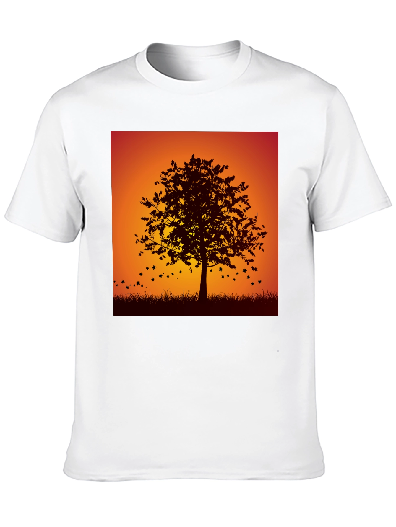 Black Autumn Tree Graphic Tee - Stylish Fall Design view 10