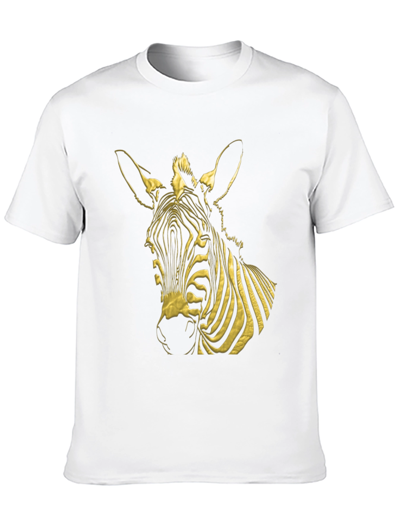 Black Zebra Graphic Tee - Bold Black T-Shirt view 10