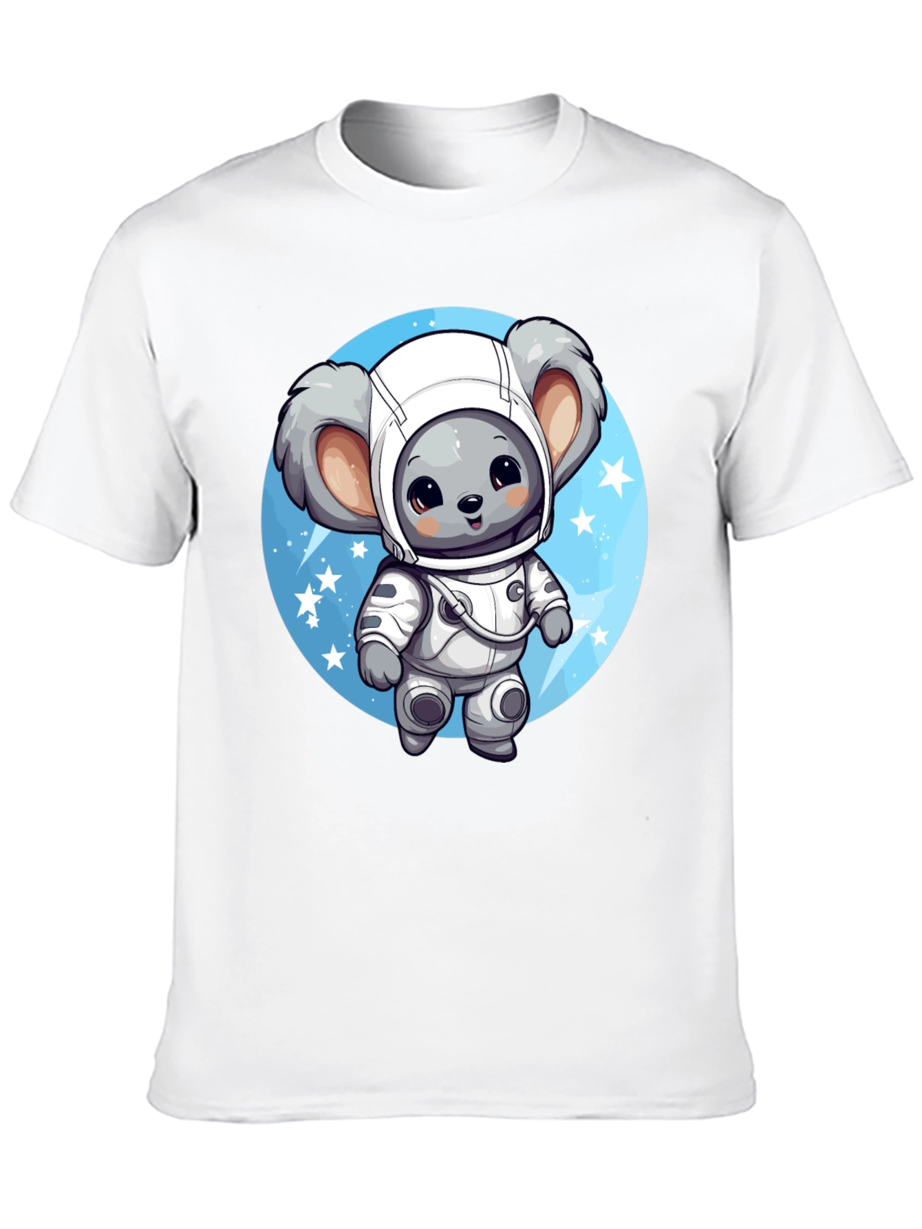 Black Koala Astronaut Graphic Tee - Black view 10