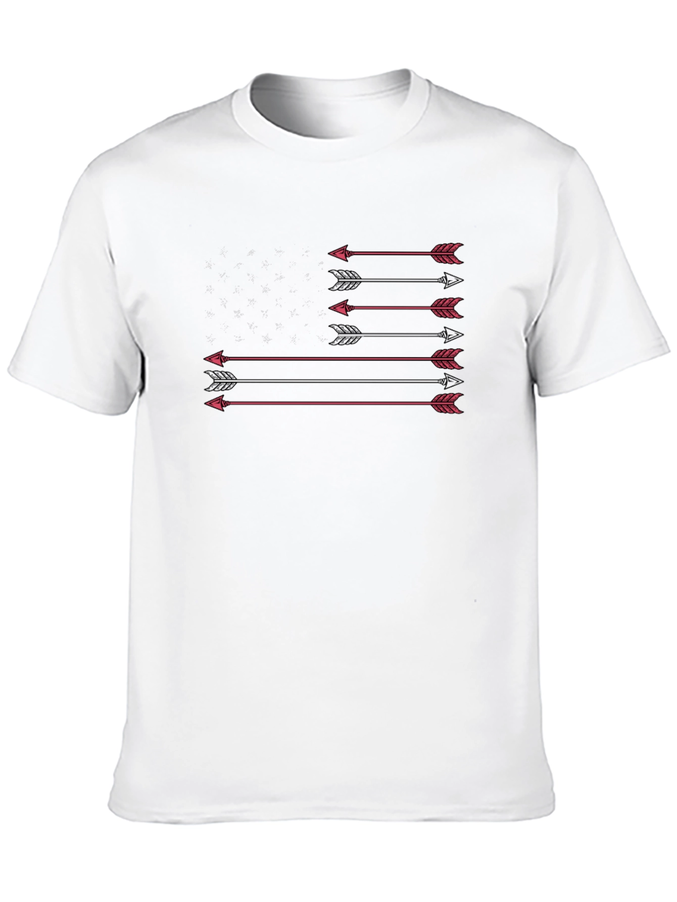 Black Arrow Flag Graphic Tee - Patriotic Design view 10