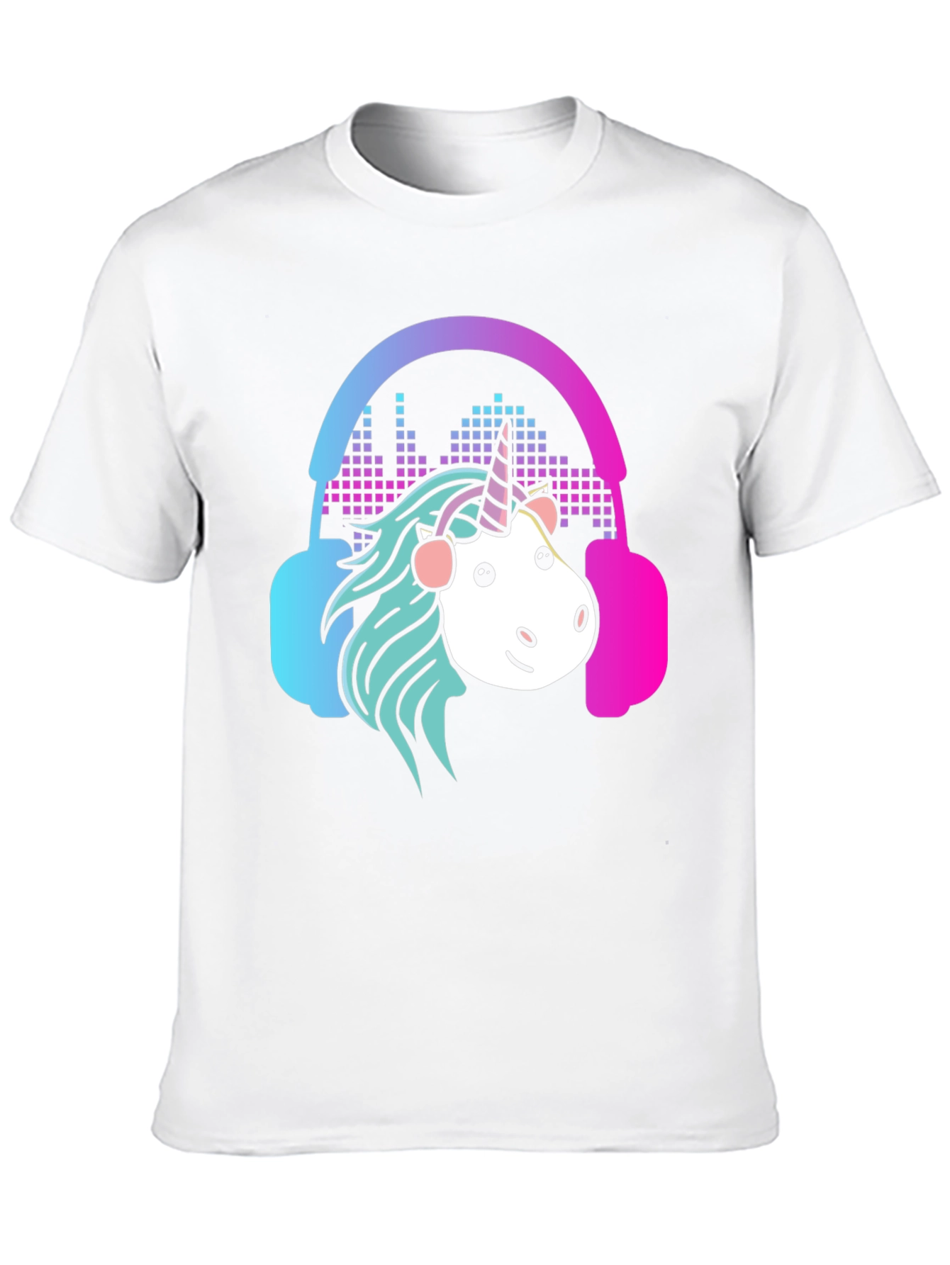 Black Unicorn DJ Graphic Tee - Cool Comfort view 10