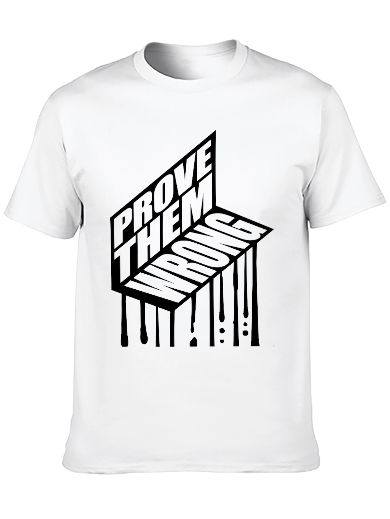 Black Prove Them Wrong Graphic Tee - Mens Black T-Shirt view 10