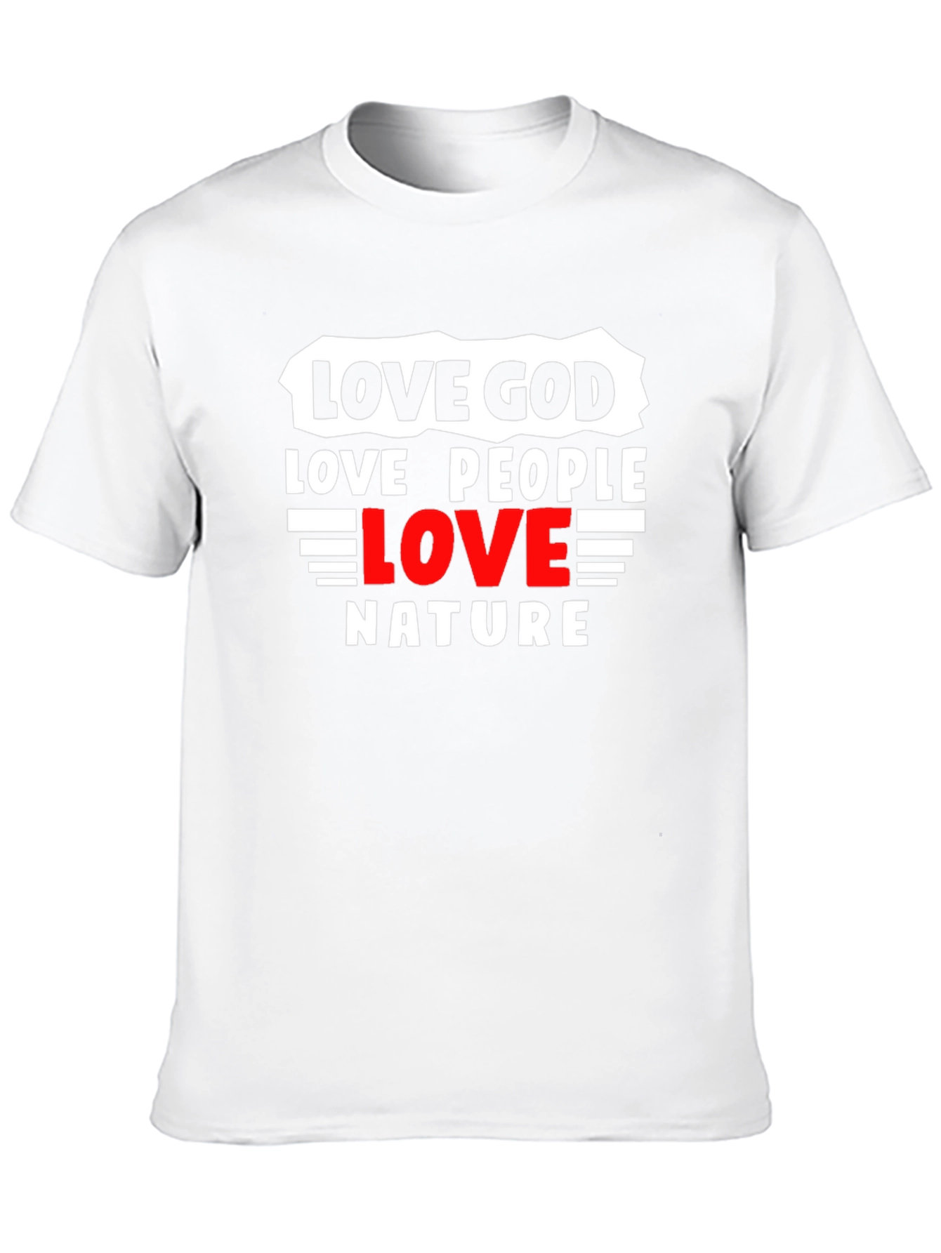Black Love God, People, Nature Graphic Tee view 10