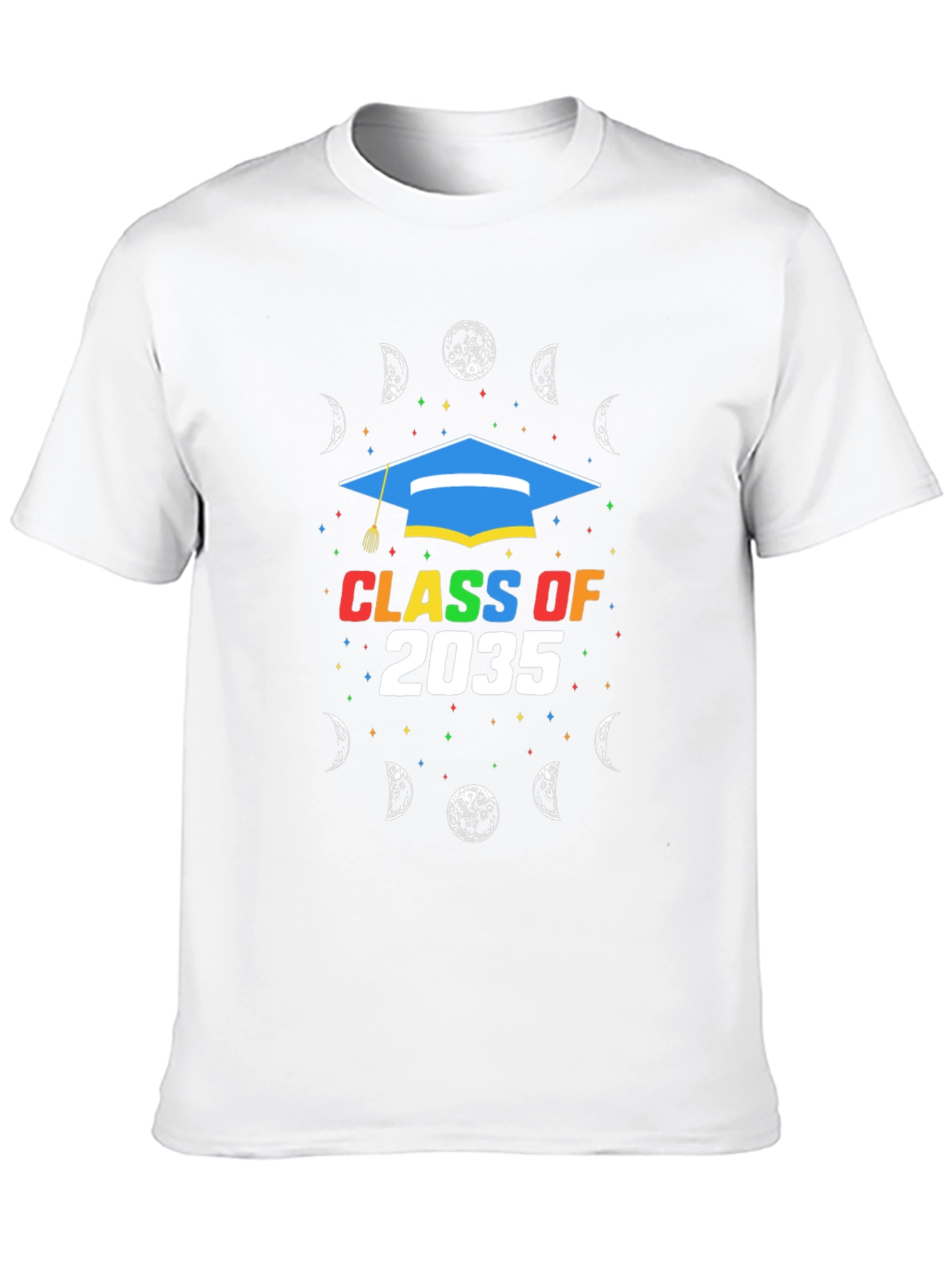 Black Class of 2035 Graduation T-Shirt view 10