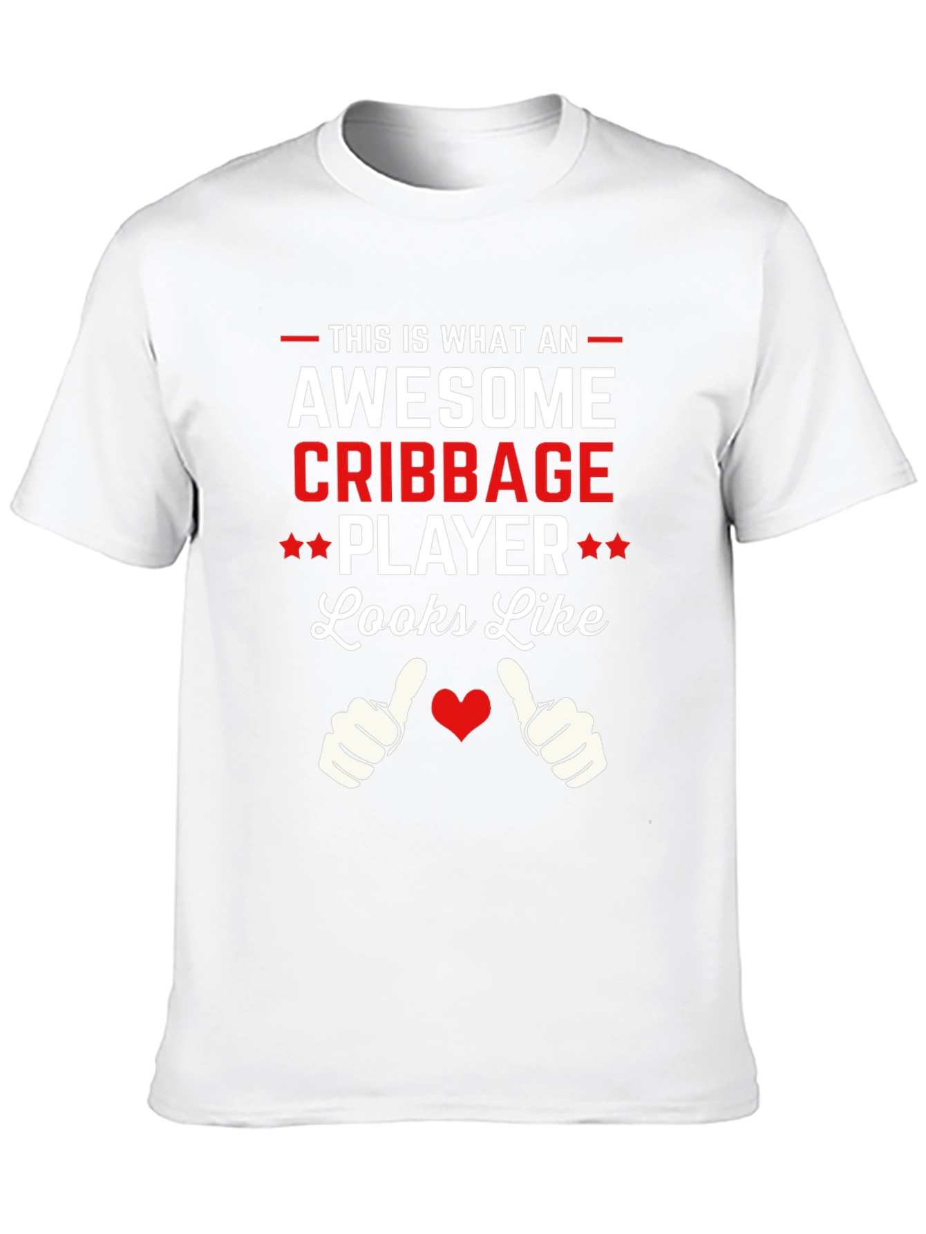 Black Awesome Cribbage Player T-Shirt view 10