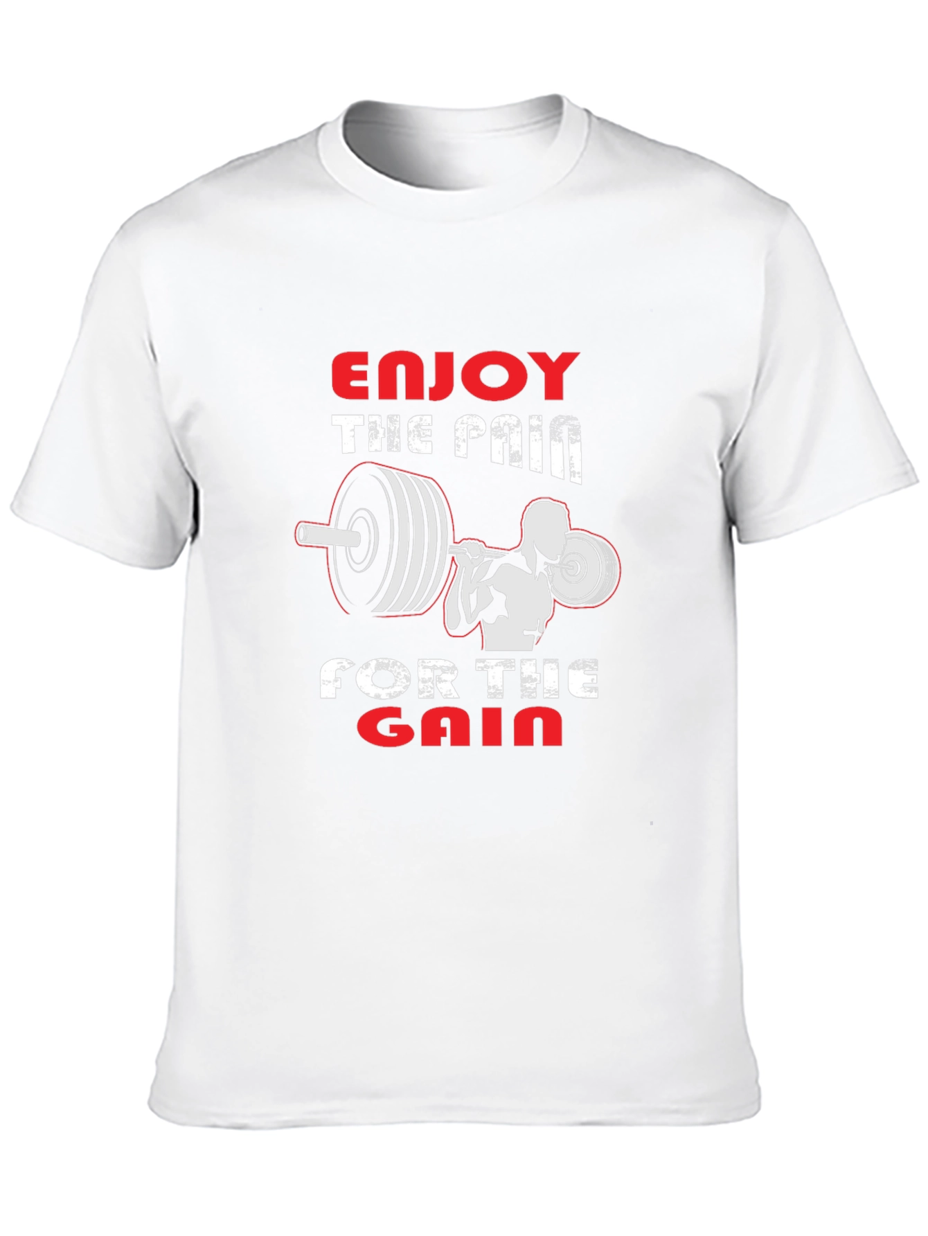 Enjoy The Pain For The Gain Black T-Shirt - 10