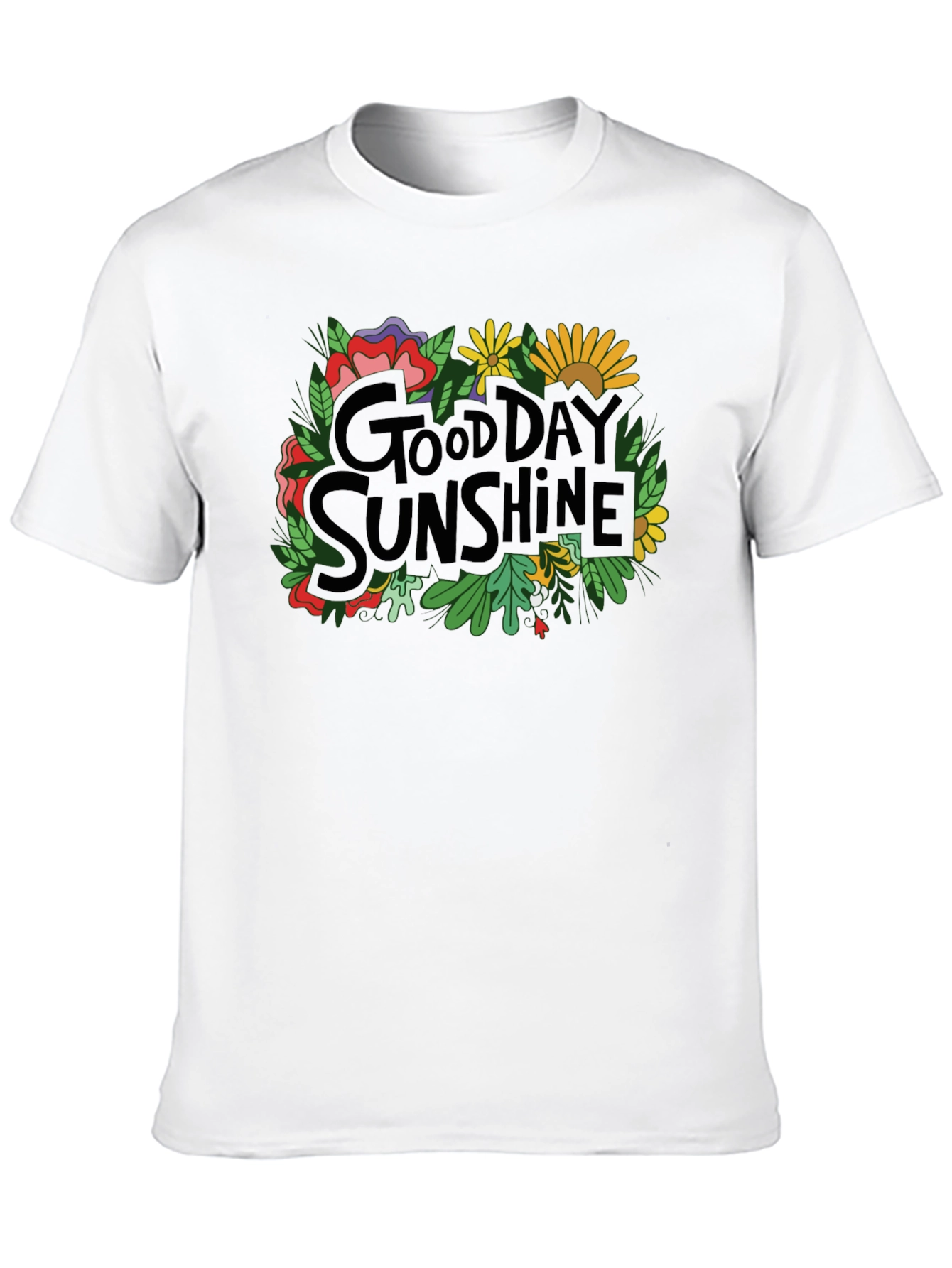 Black Good Day Sunshine Graphic Tee view 10