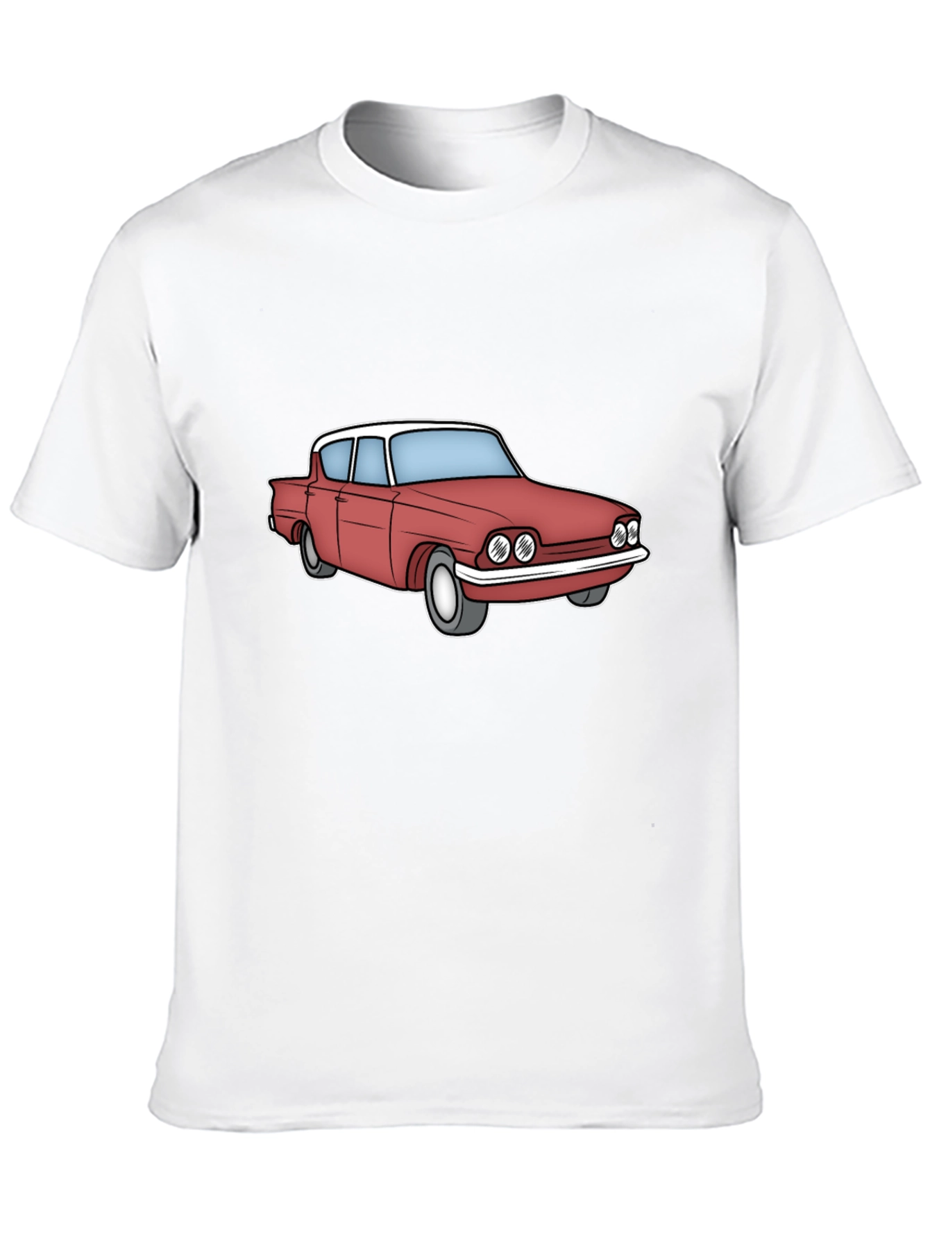 Black Classic Car Graphic Tee - Black view 10