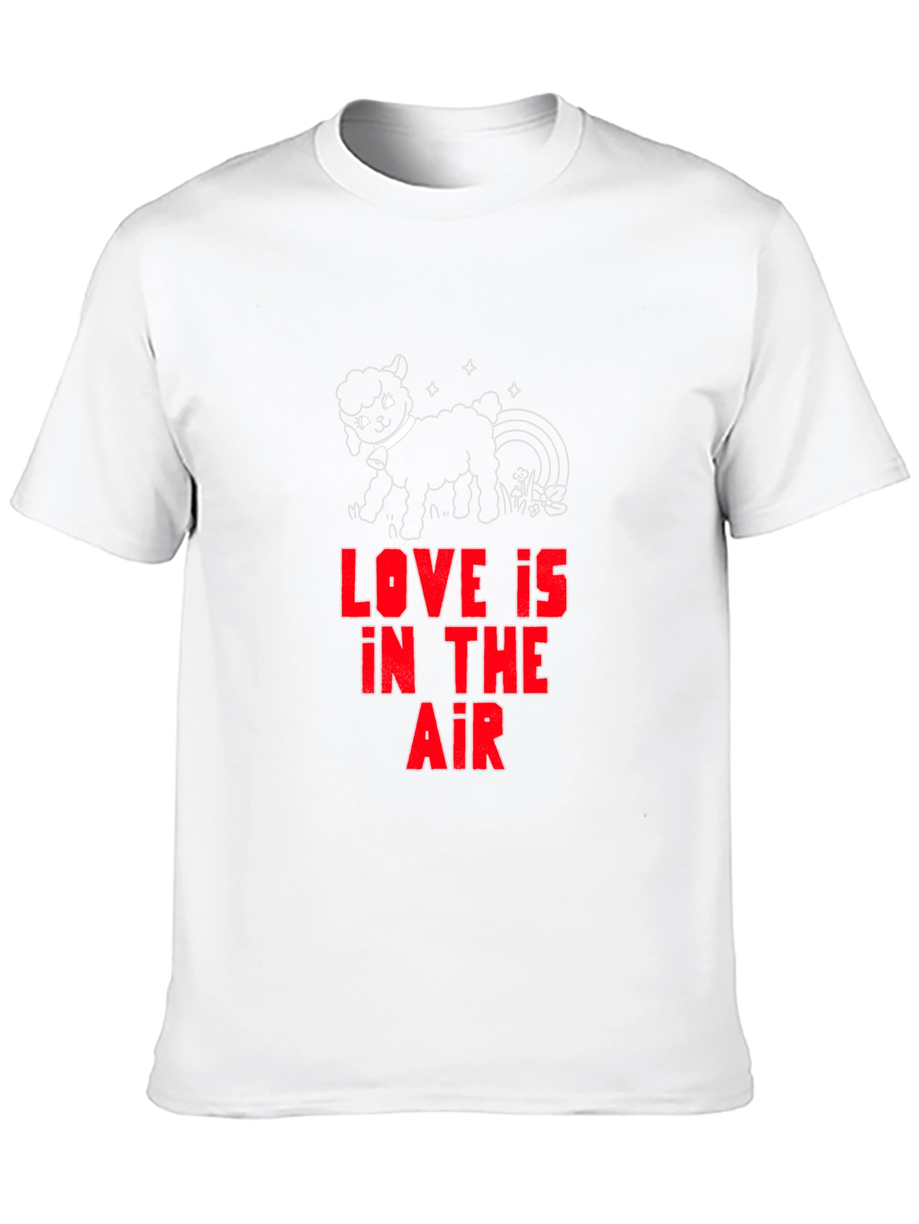 Black Love is in the Air Graphic Tee - Black Cotton T-Shirt view 10