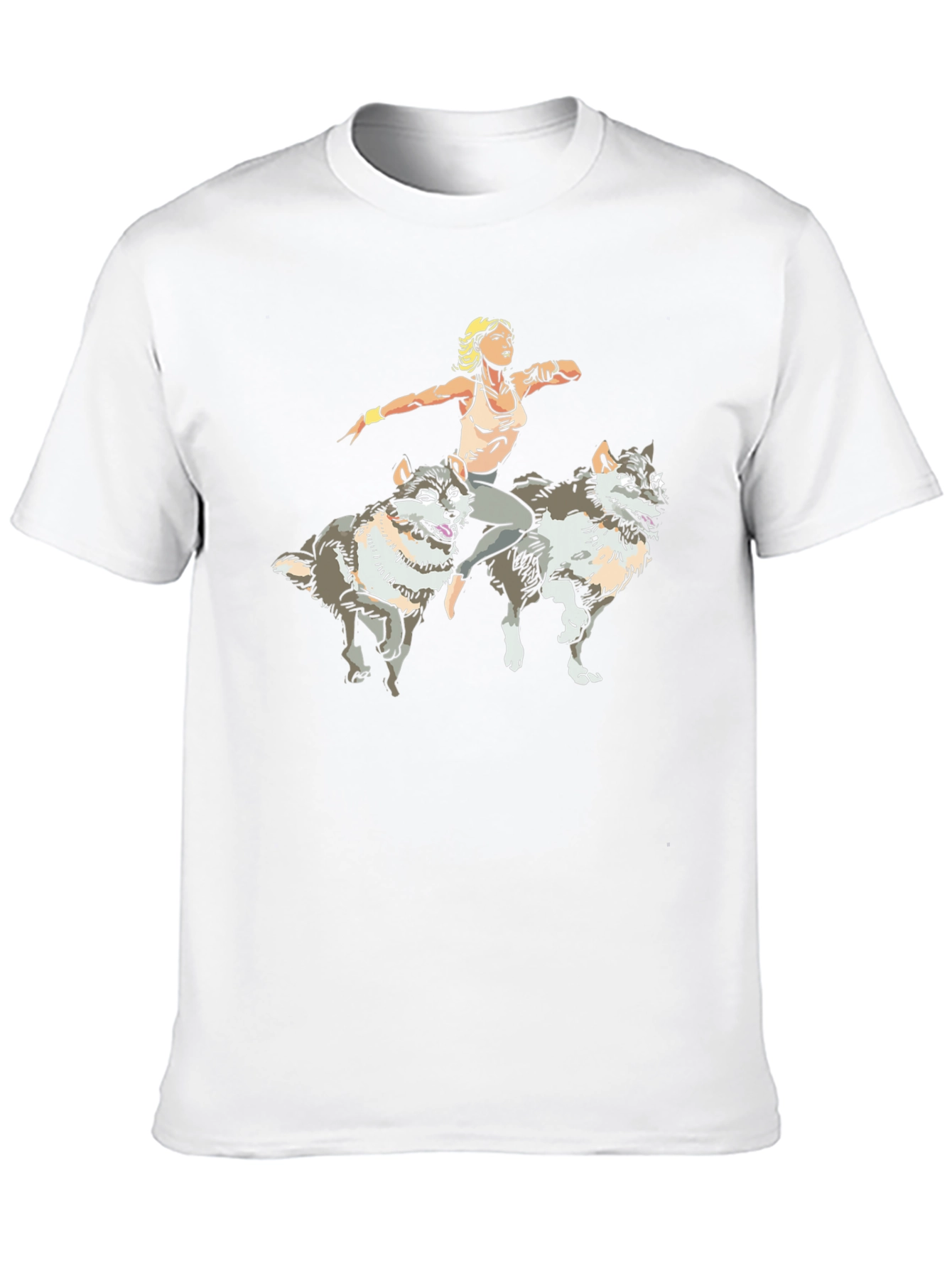 Wolf Rider Graphic T-Shirt - Unisex Design - 10