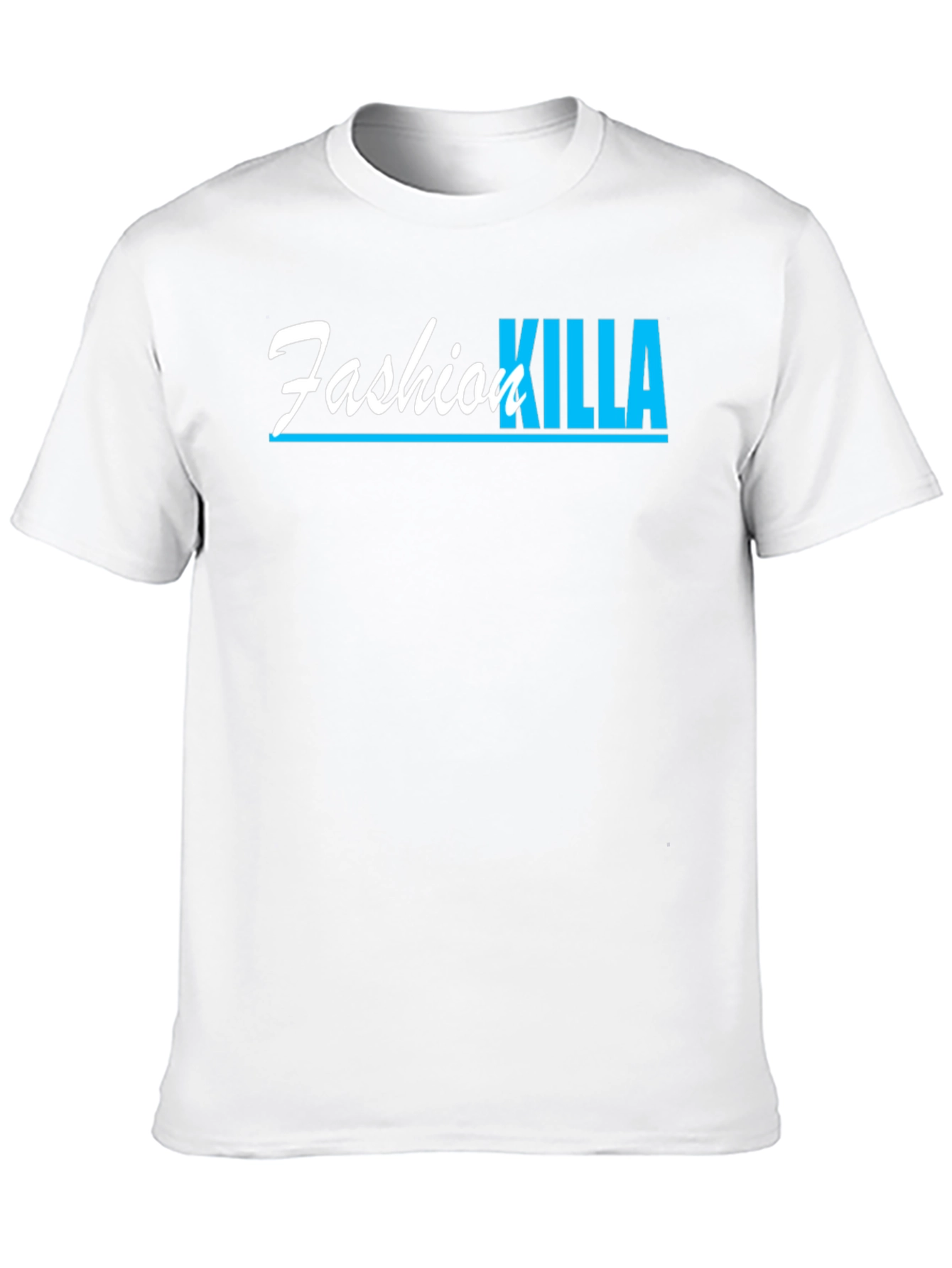 Black Fashion Killa Graphic Tee - Black Cotton T-Shirt view 10